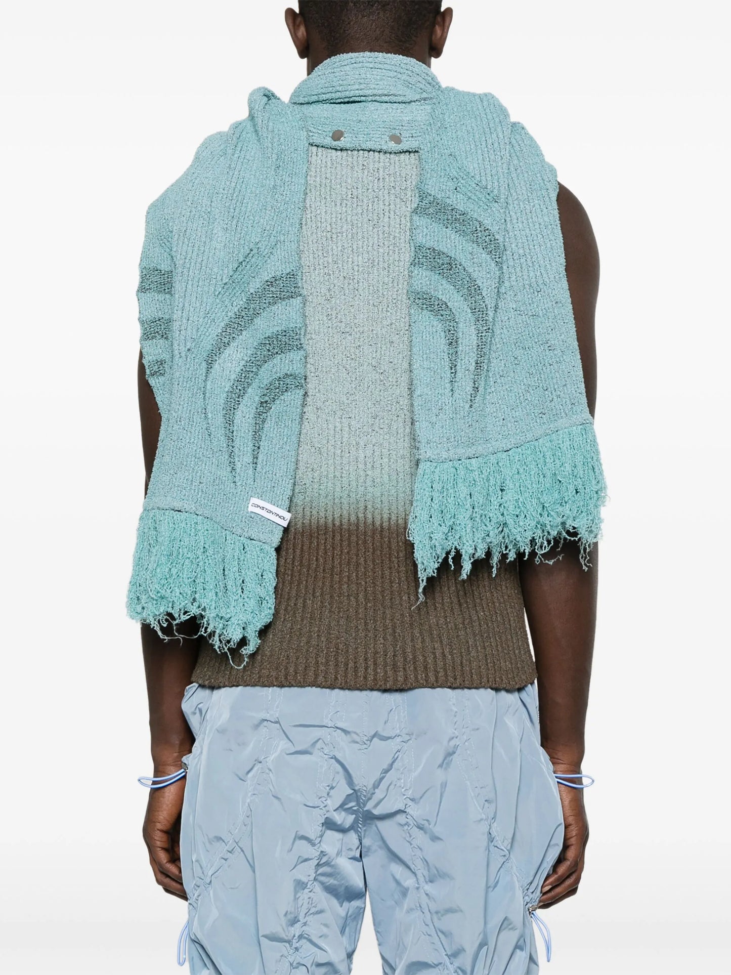knitted top and scarf set