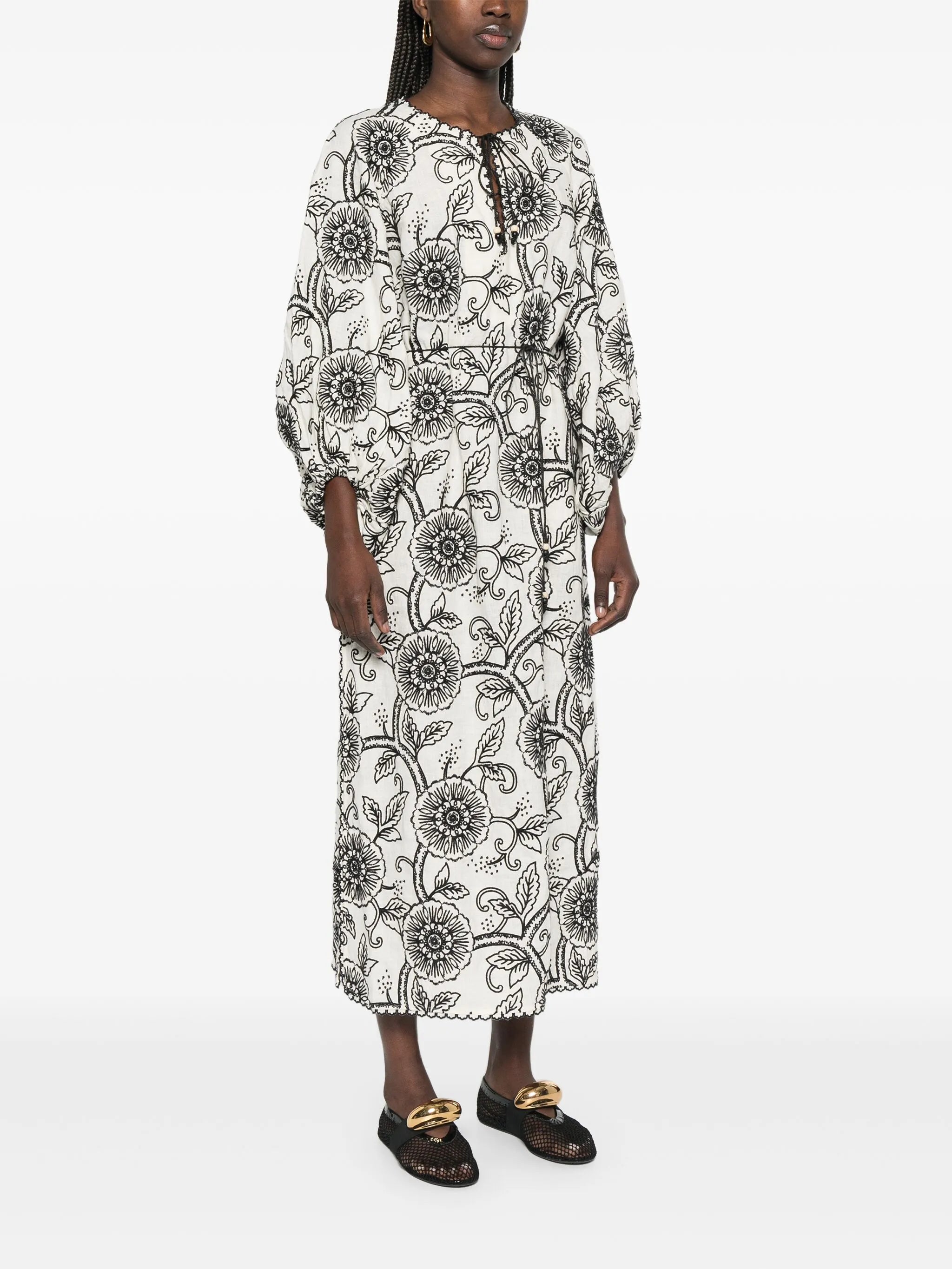 Tallow midi dress