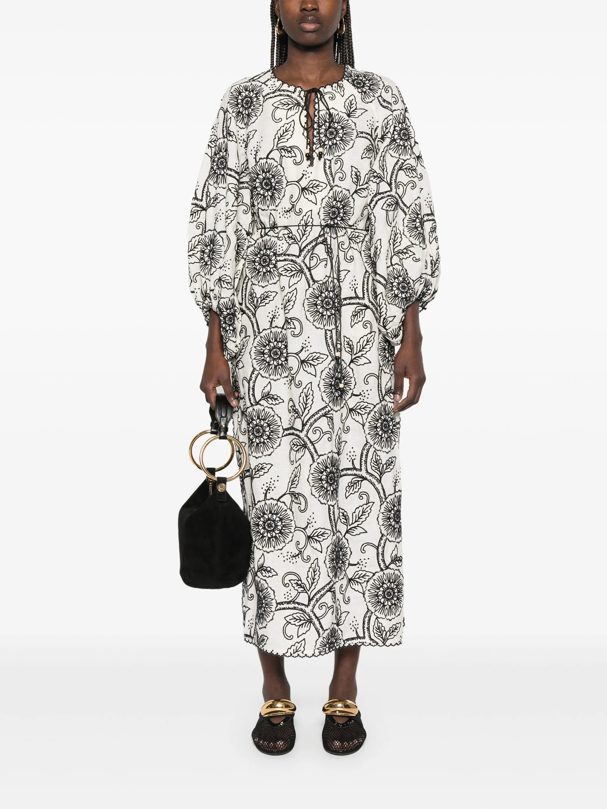 Tallow midi dress