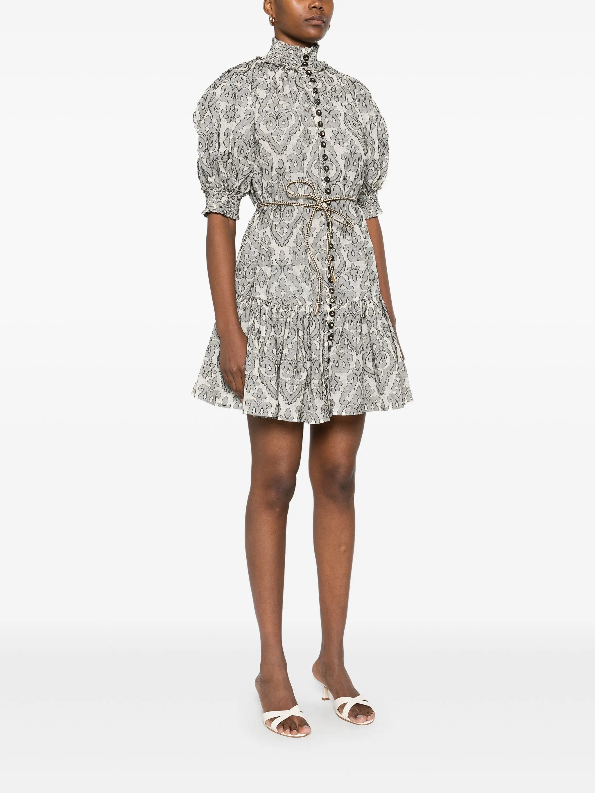 Wylie Lantern mini dress
