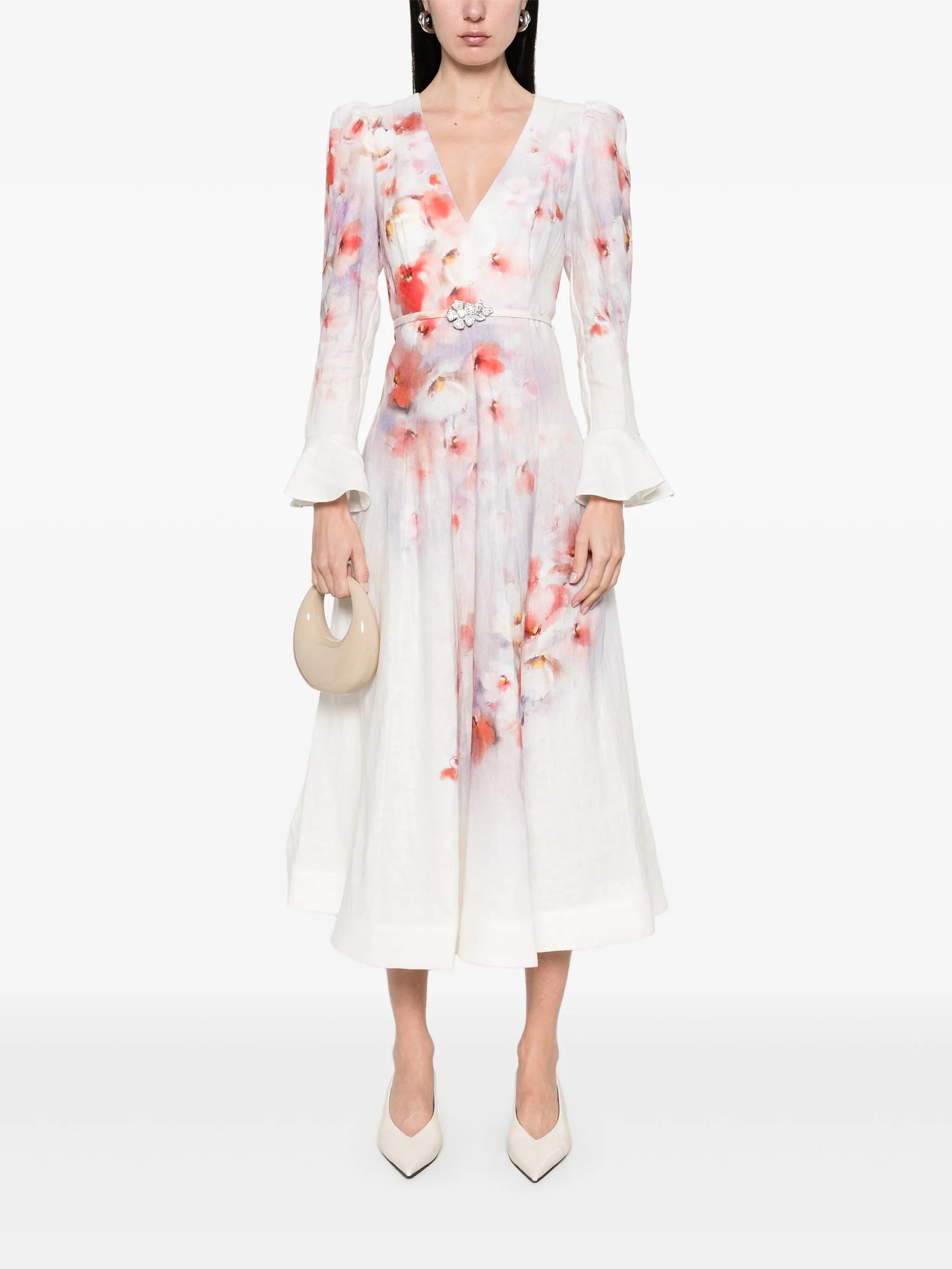 Crush midi dress