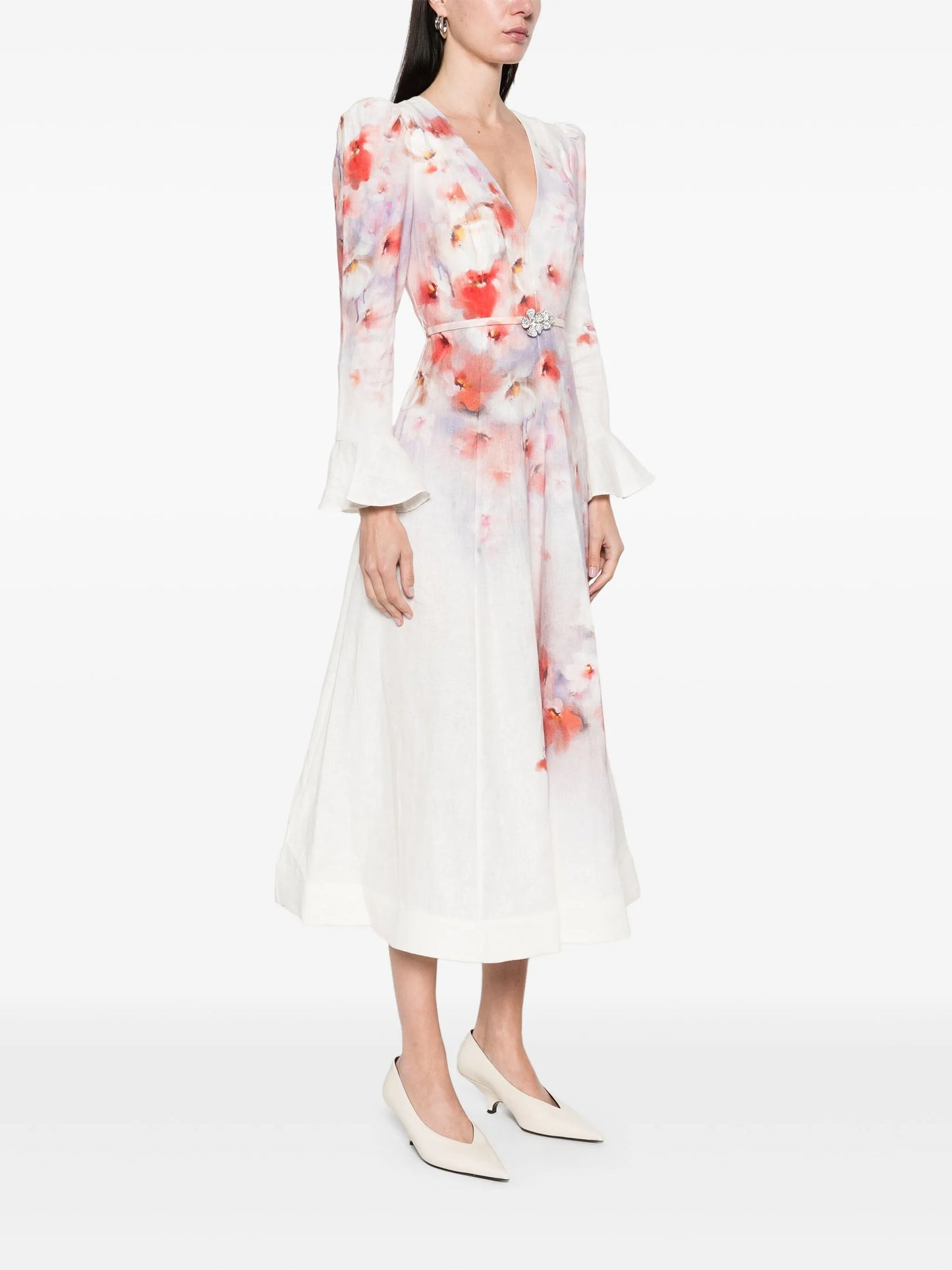 Crush midi dress