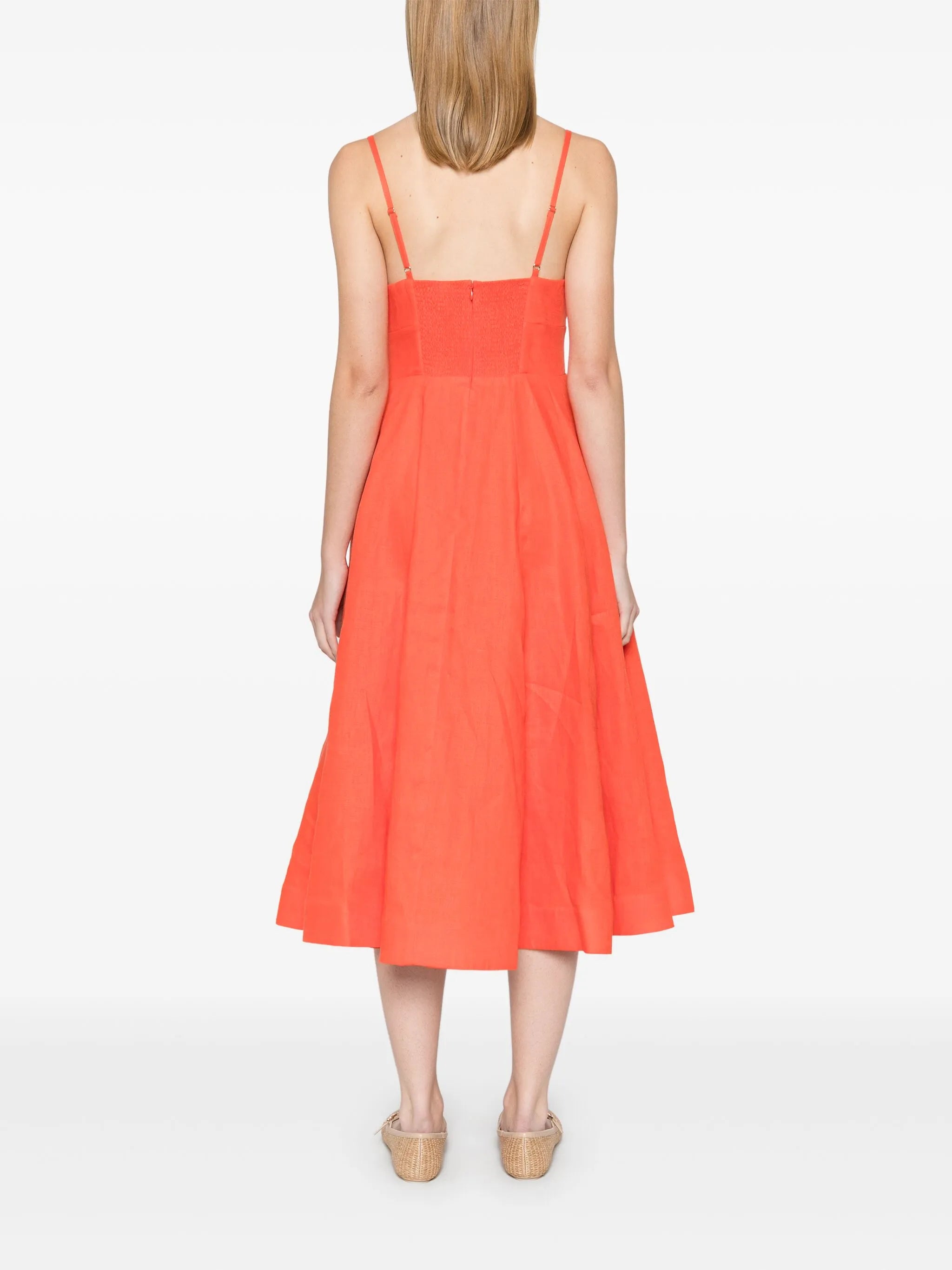 Crush midi dress
