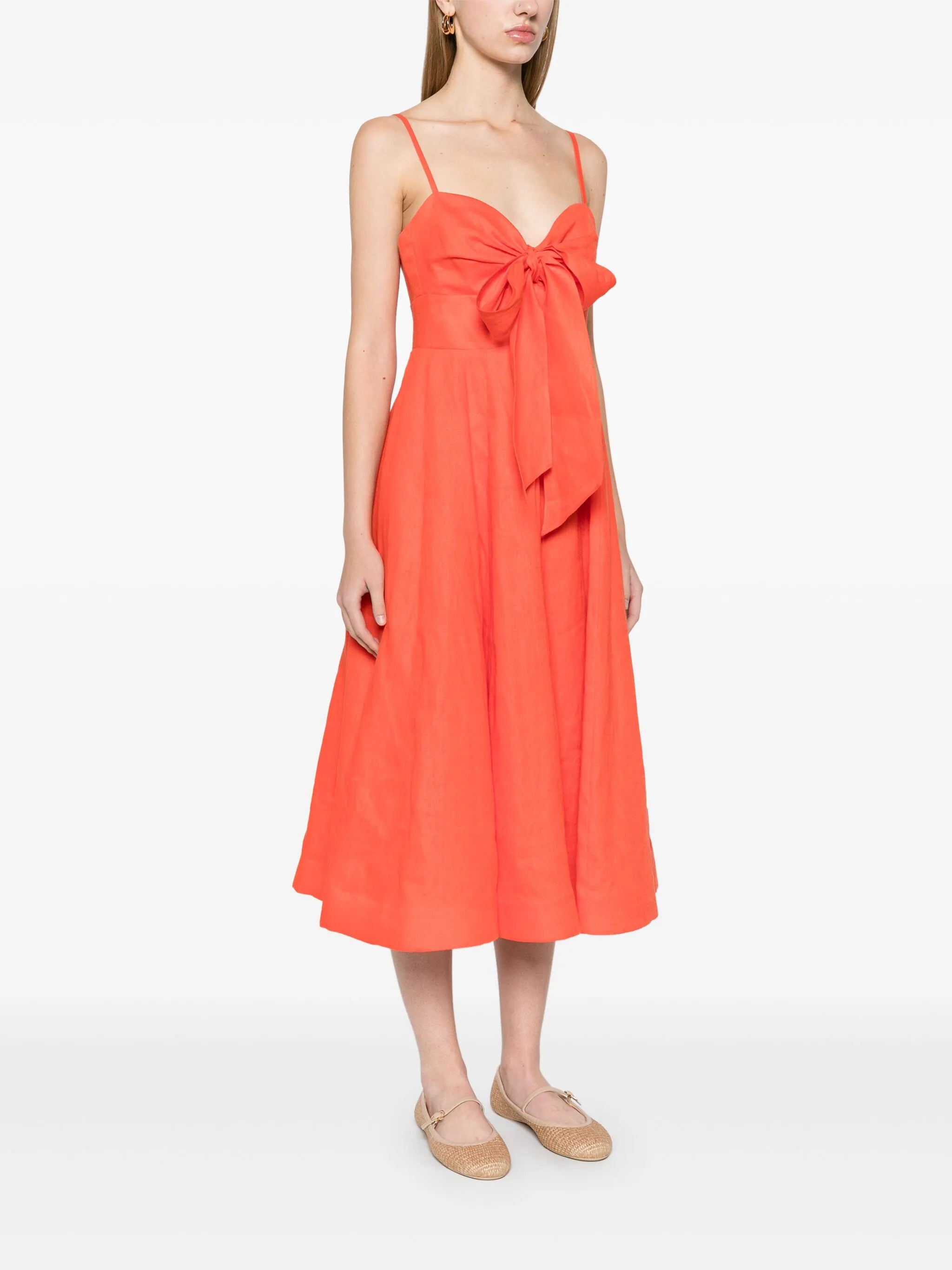 Crush midi dress