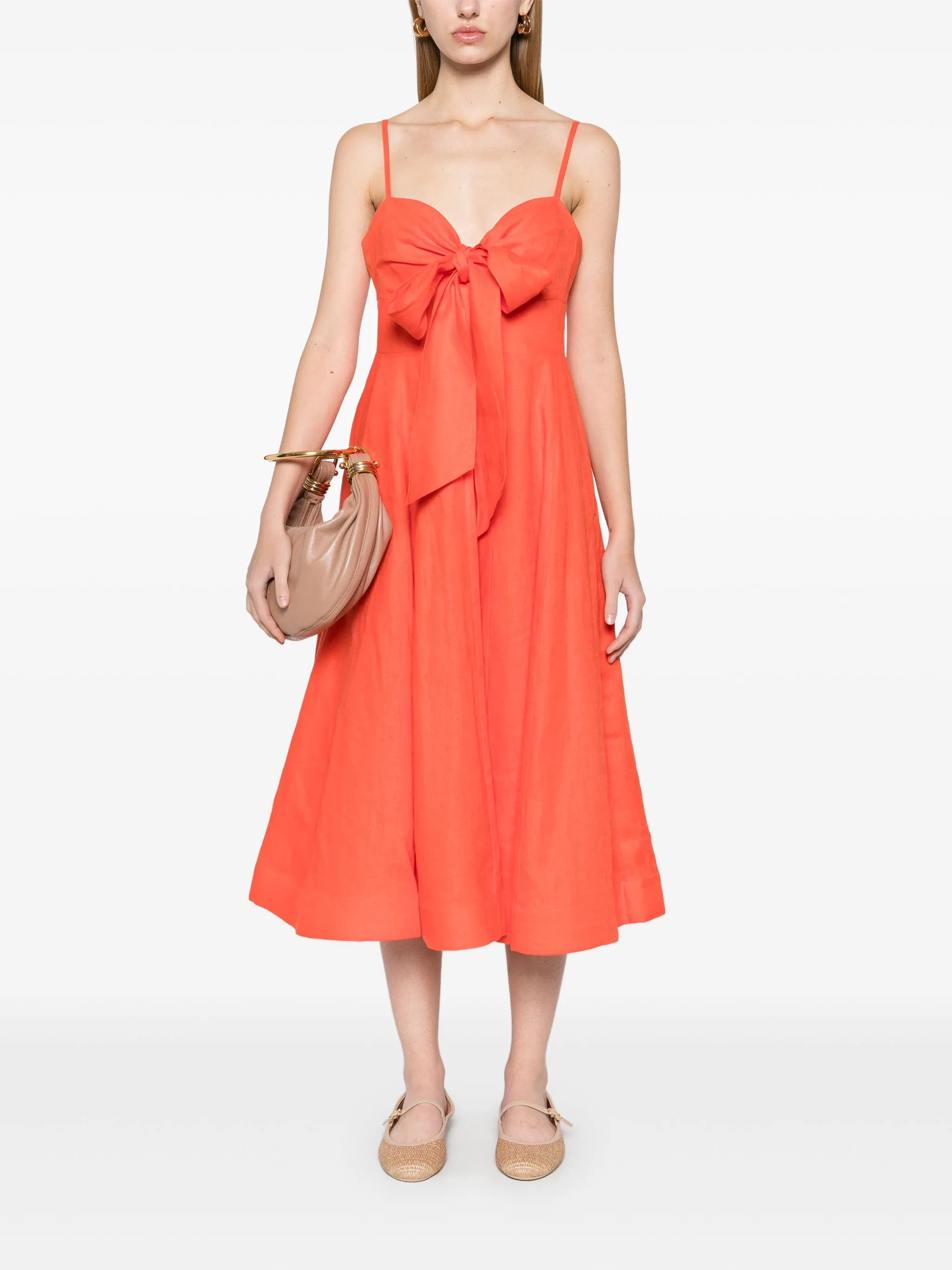 Crush midi dress