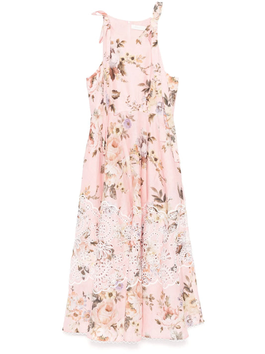 Acacia Broderie midi dress