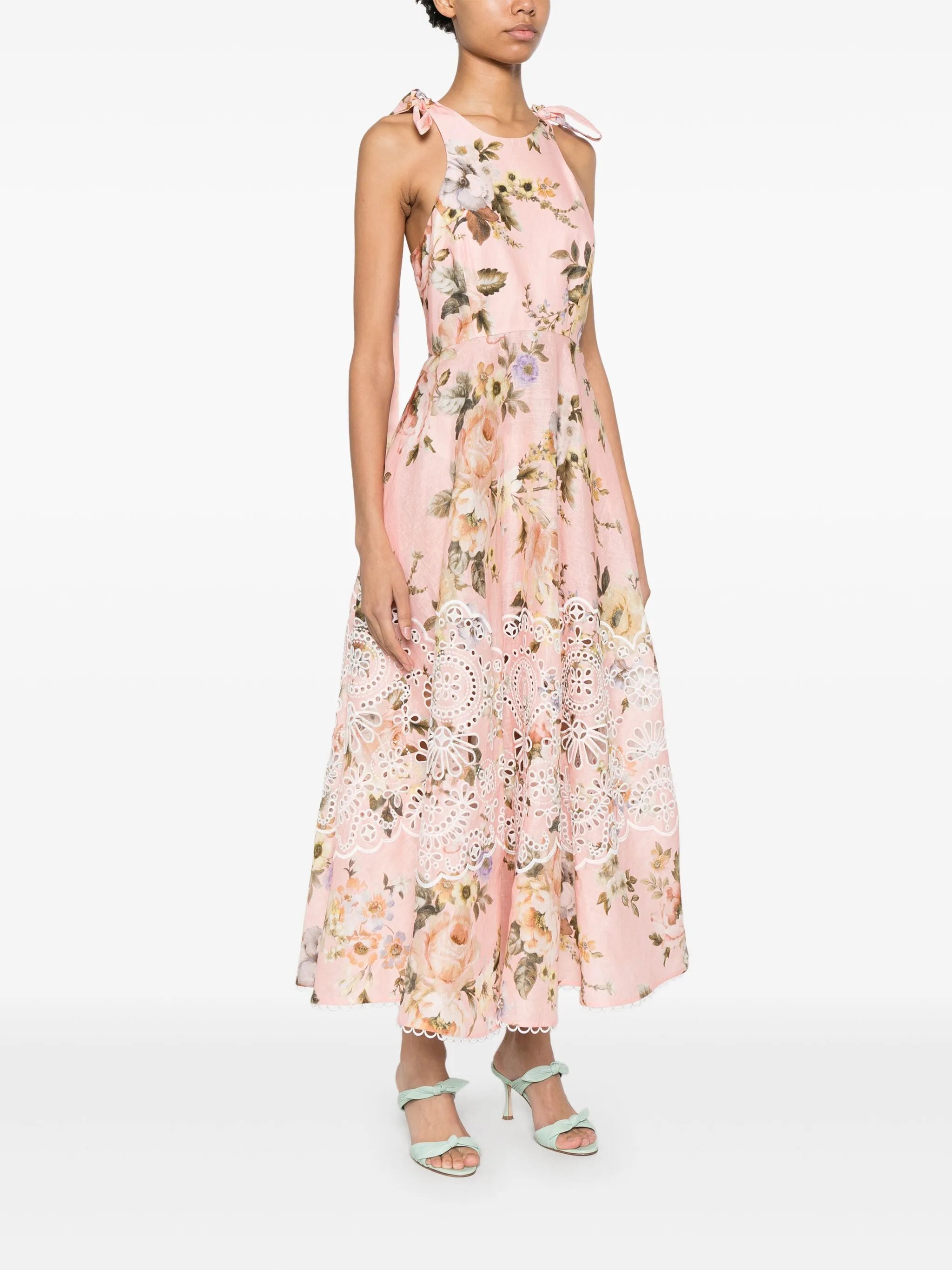 Acacia Broderie midi dress