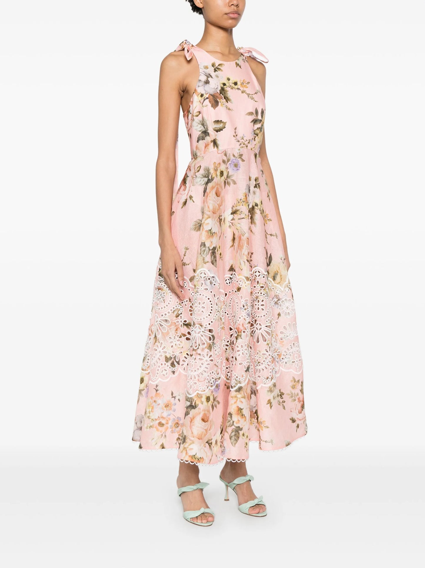 Acacia Broderie midi dress