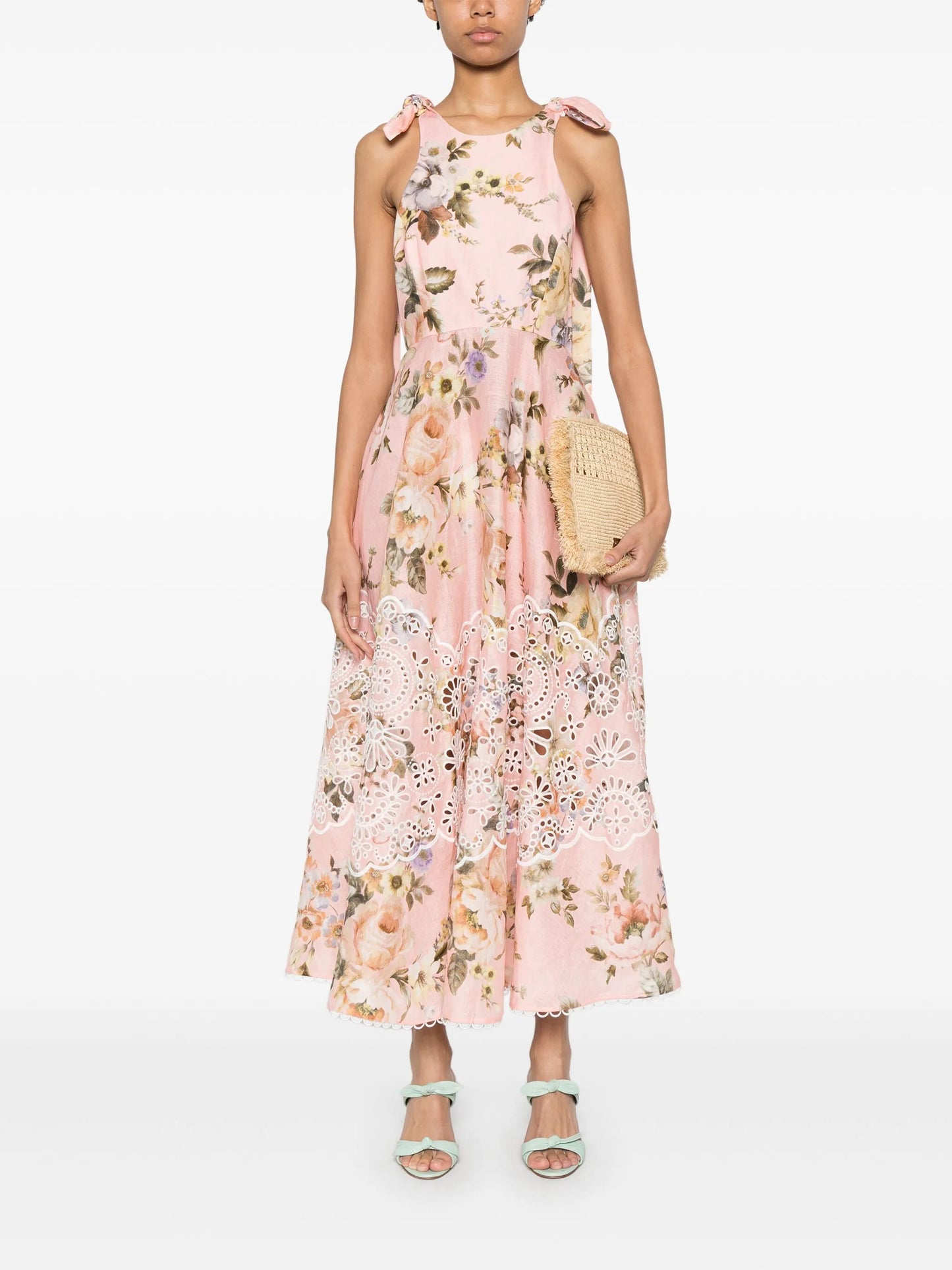 Acacia Broderie midi dress