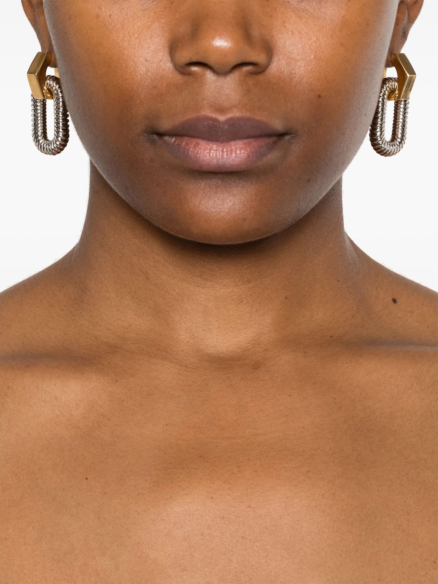 XL Link Animation Godron earrings