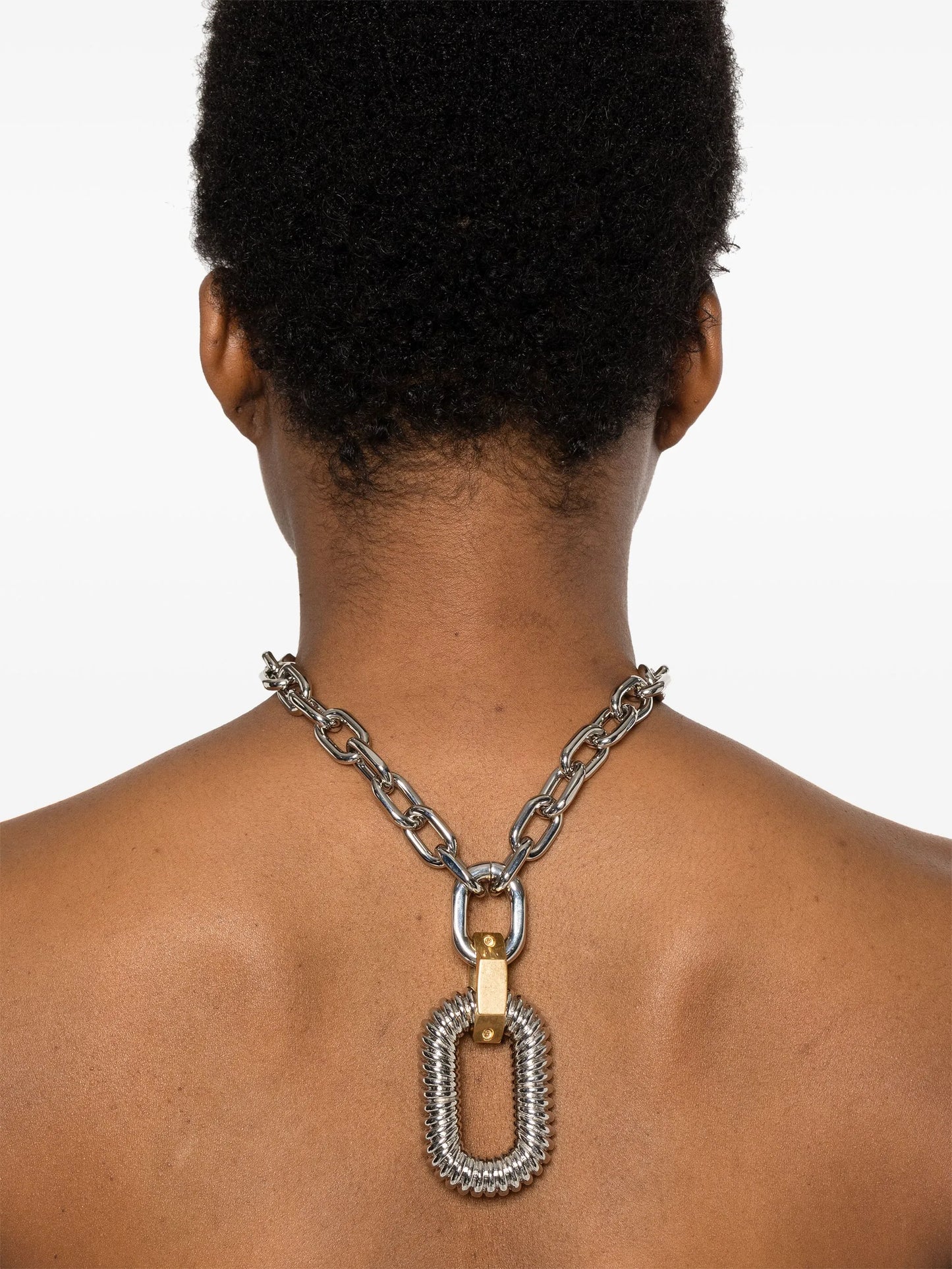 XL Link Animation Godron necklace
