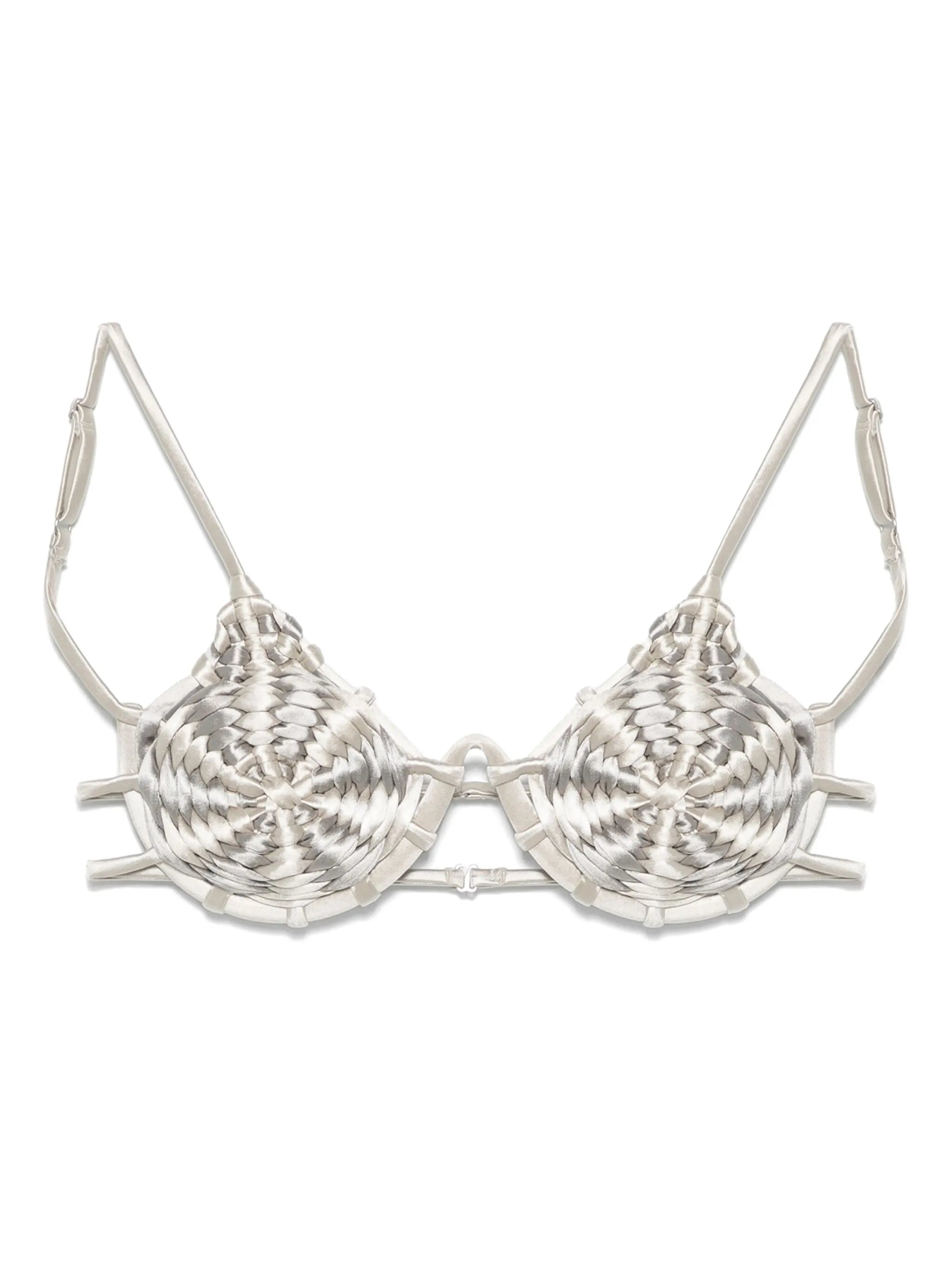 spiral-weave bikini top