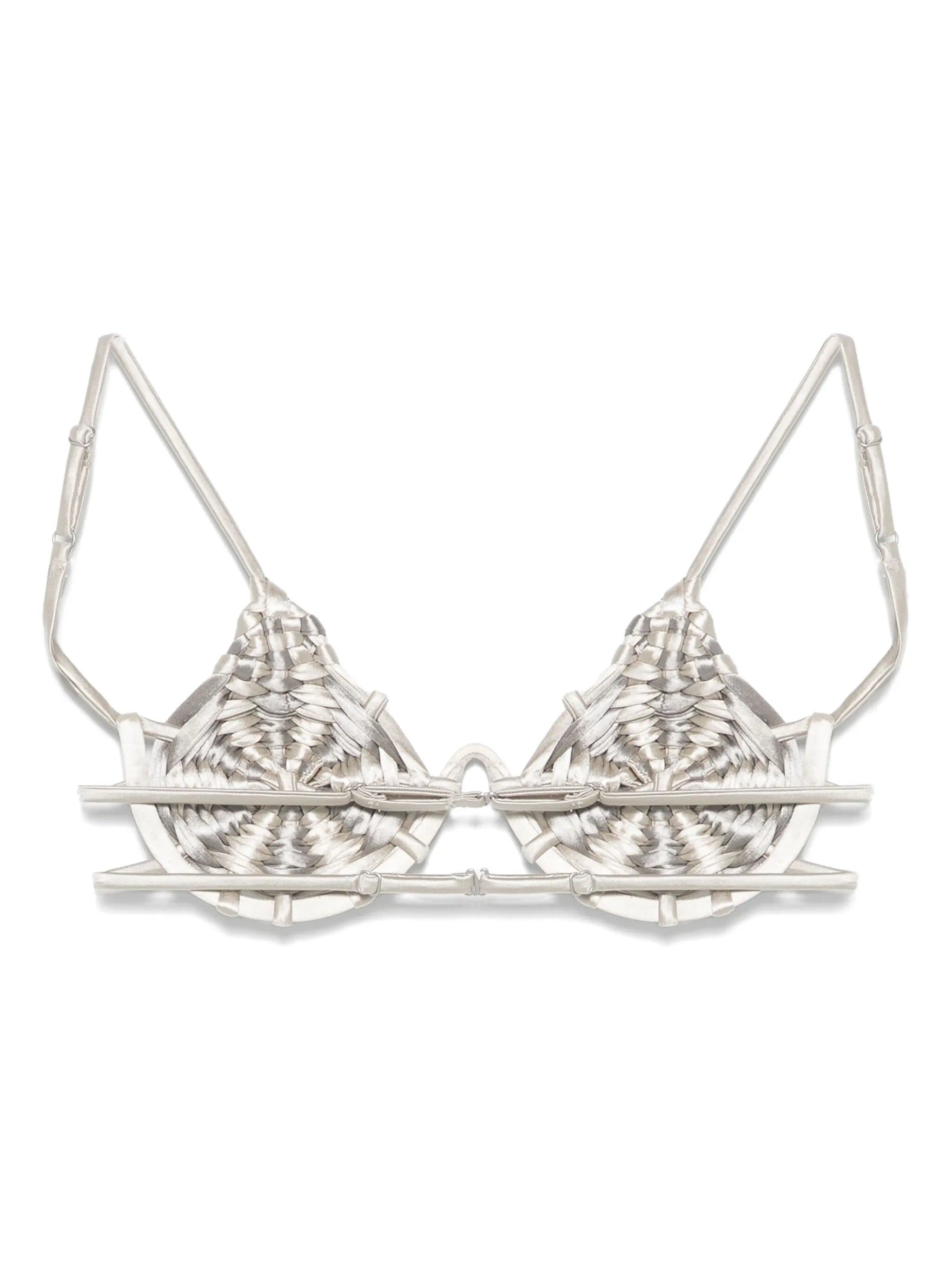 spiral-weave bikini top