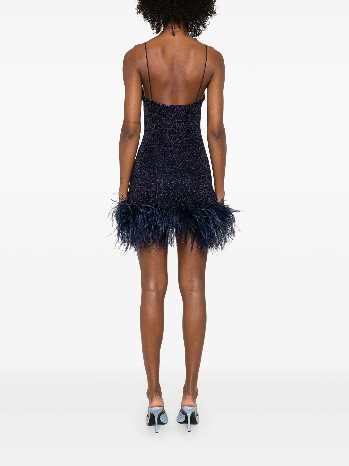 Lumière Plumage mini dress