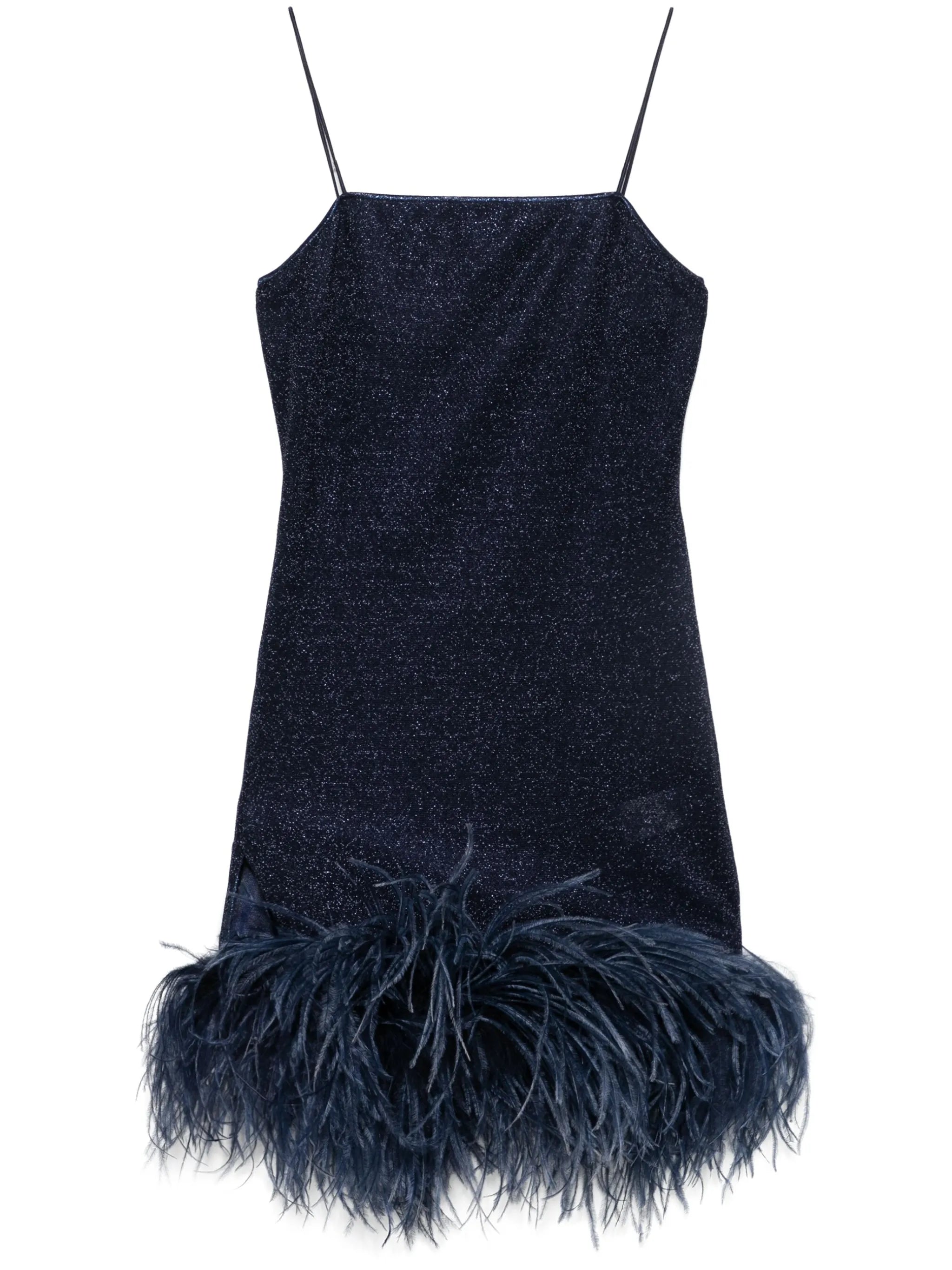 Lumière Plumage mini dress