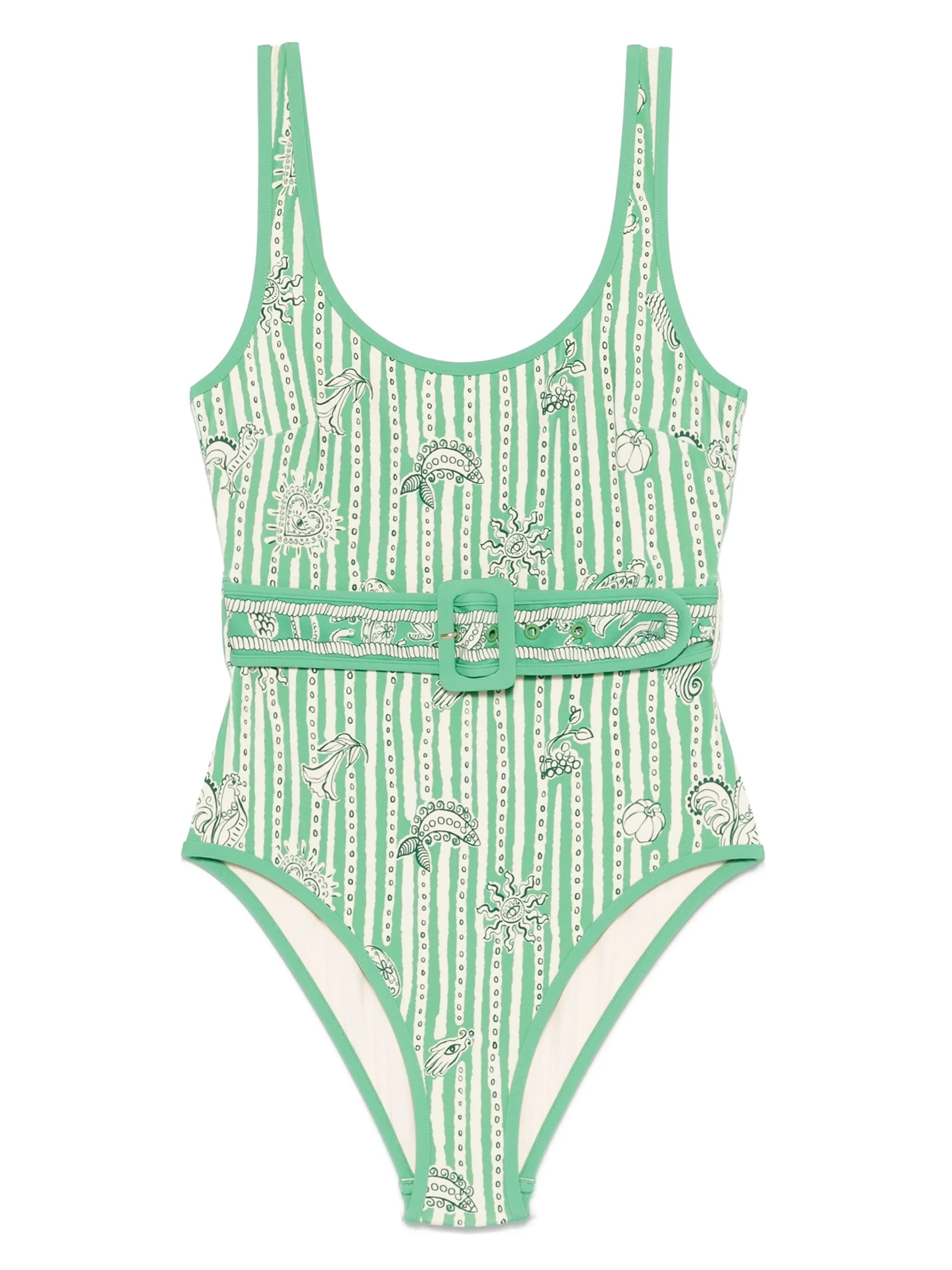 Lula belted swimsuit