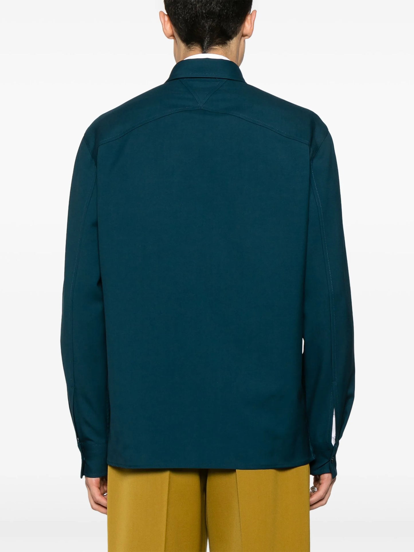 wool twill shirt