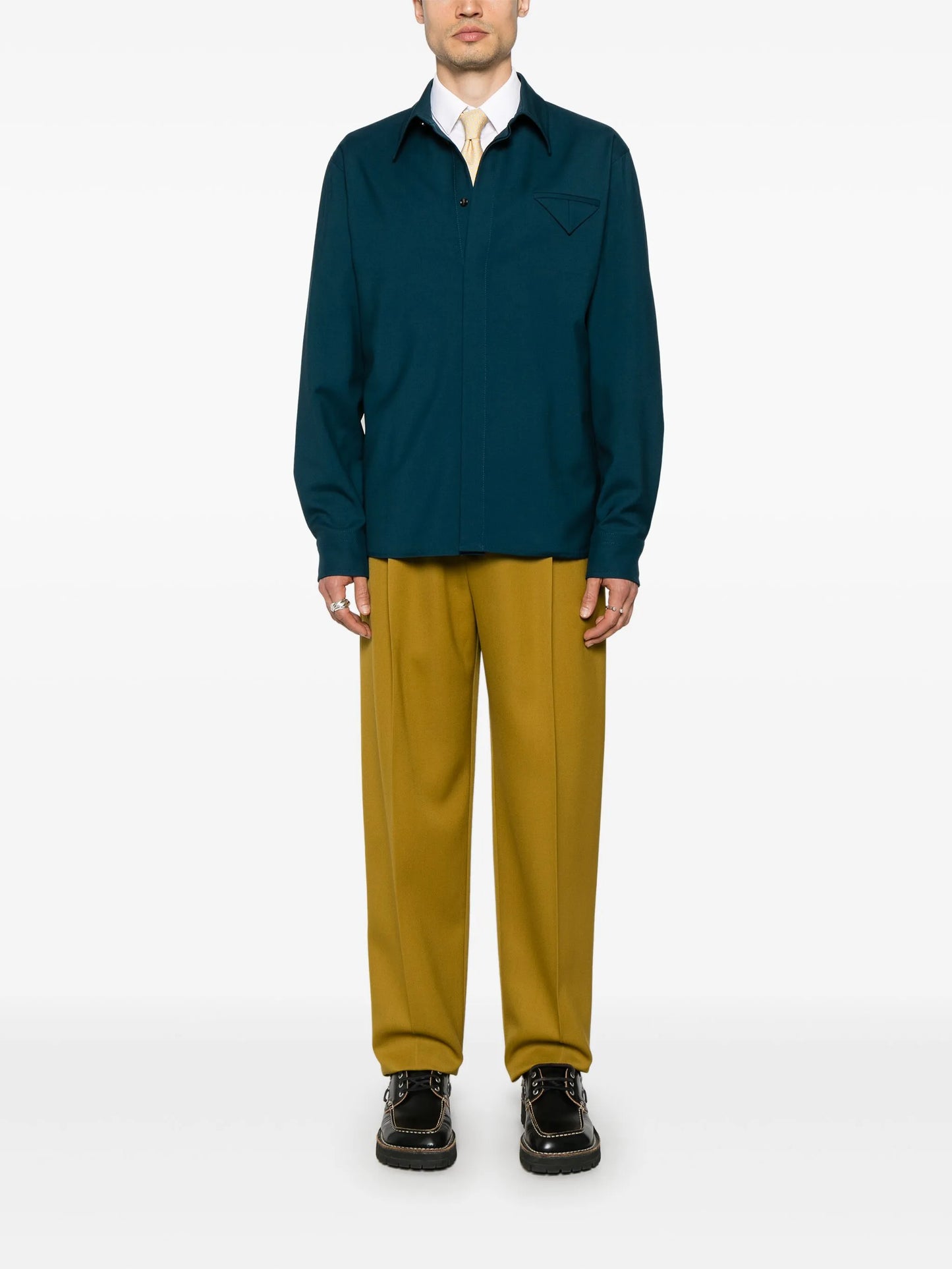 wool twill shirt