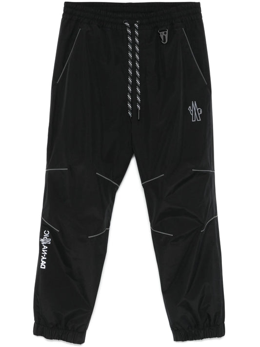 logo-embossed track pants