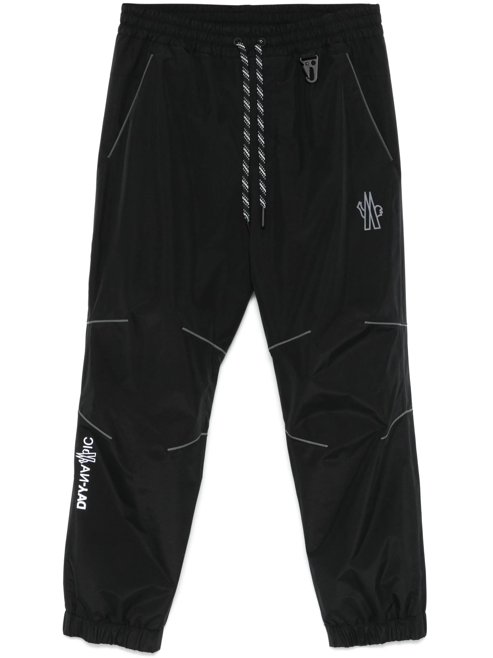 logo-embossed track pants