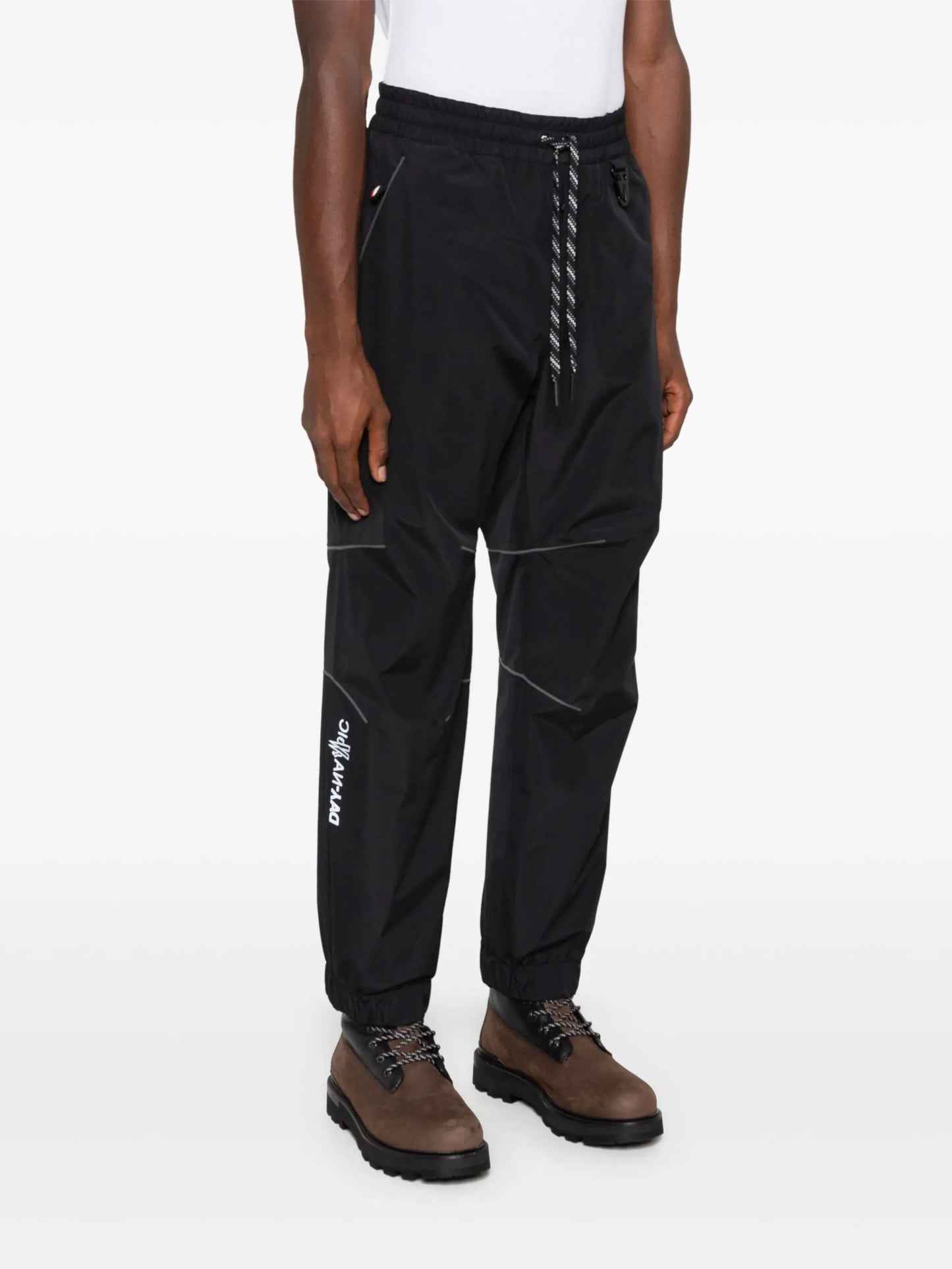 logo-embossed track pants