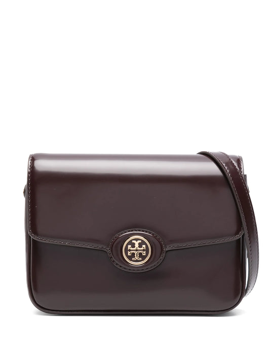 Crosshatched shoulder bag