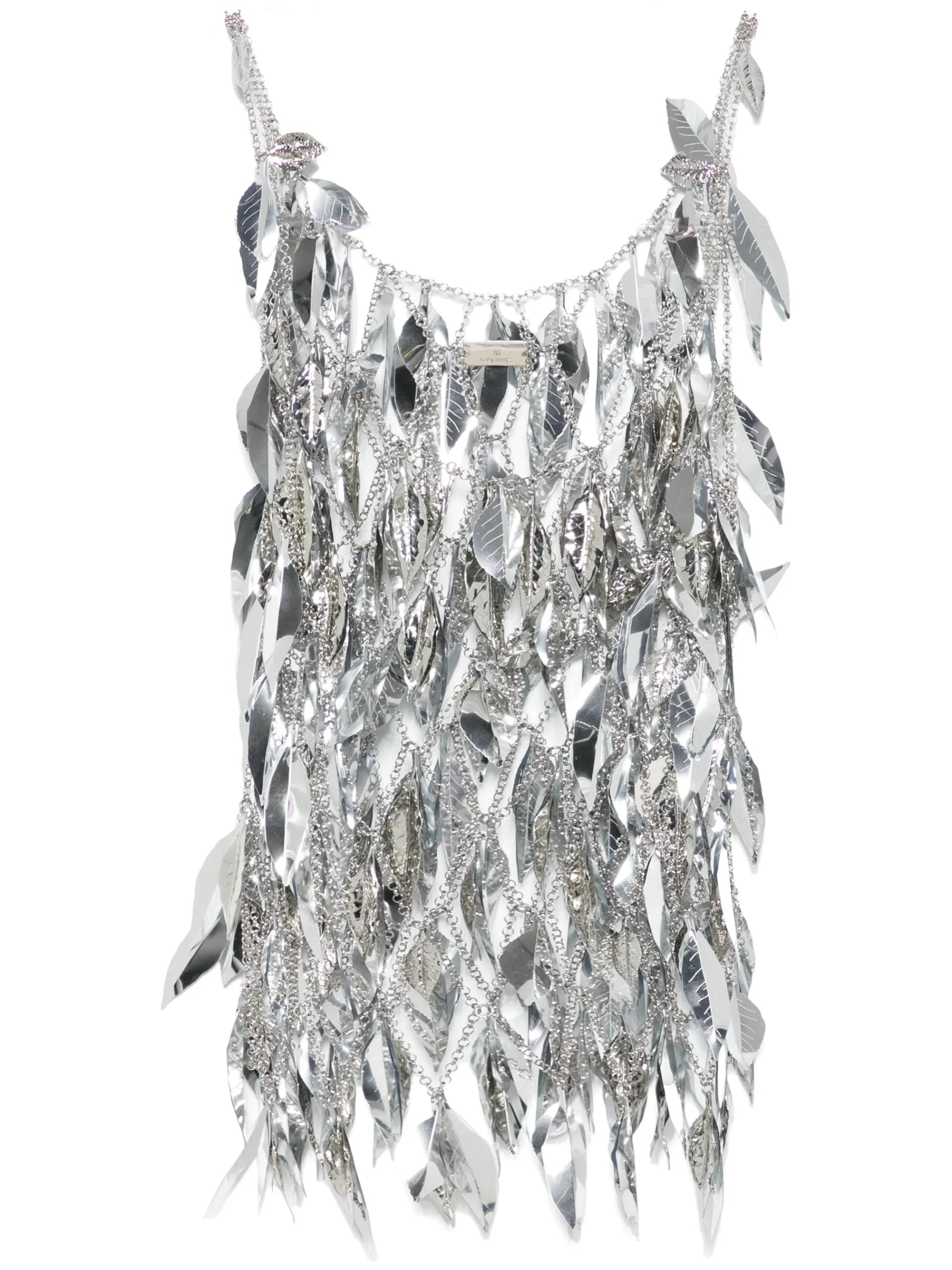 chainmail scoop-neck top