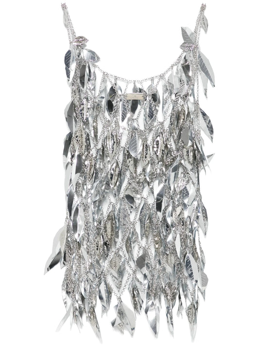 chainmail scoop-neck top