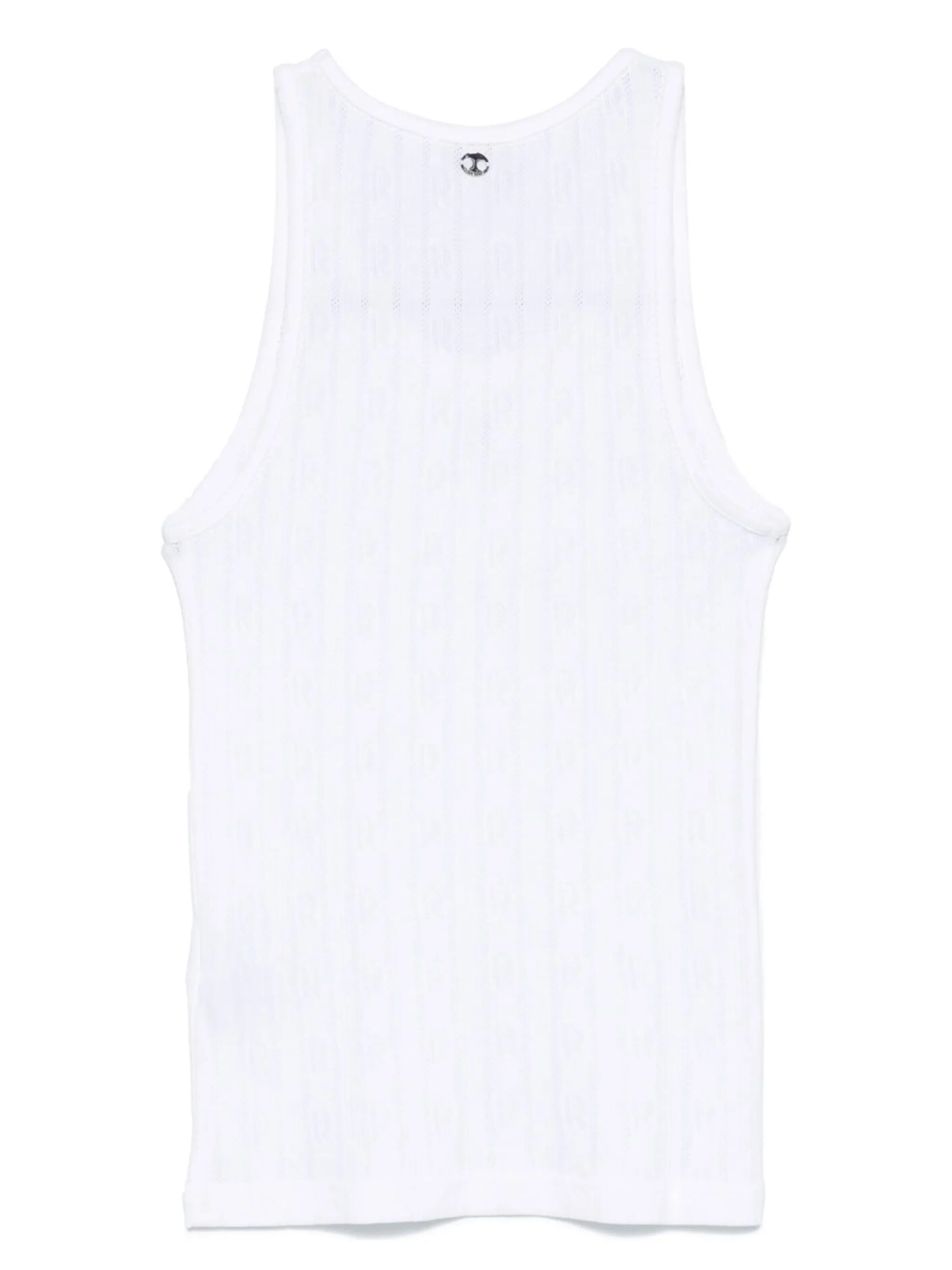 logo-plaque tank top