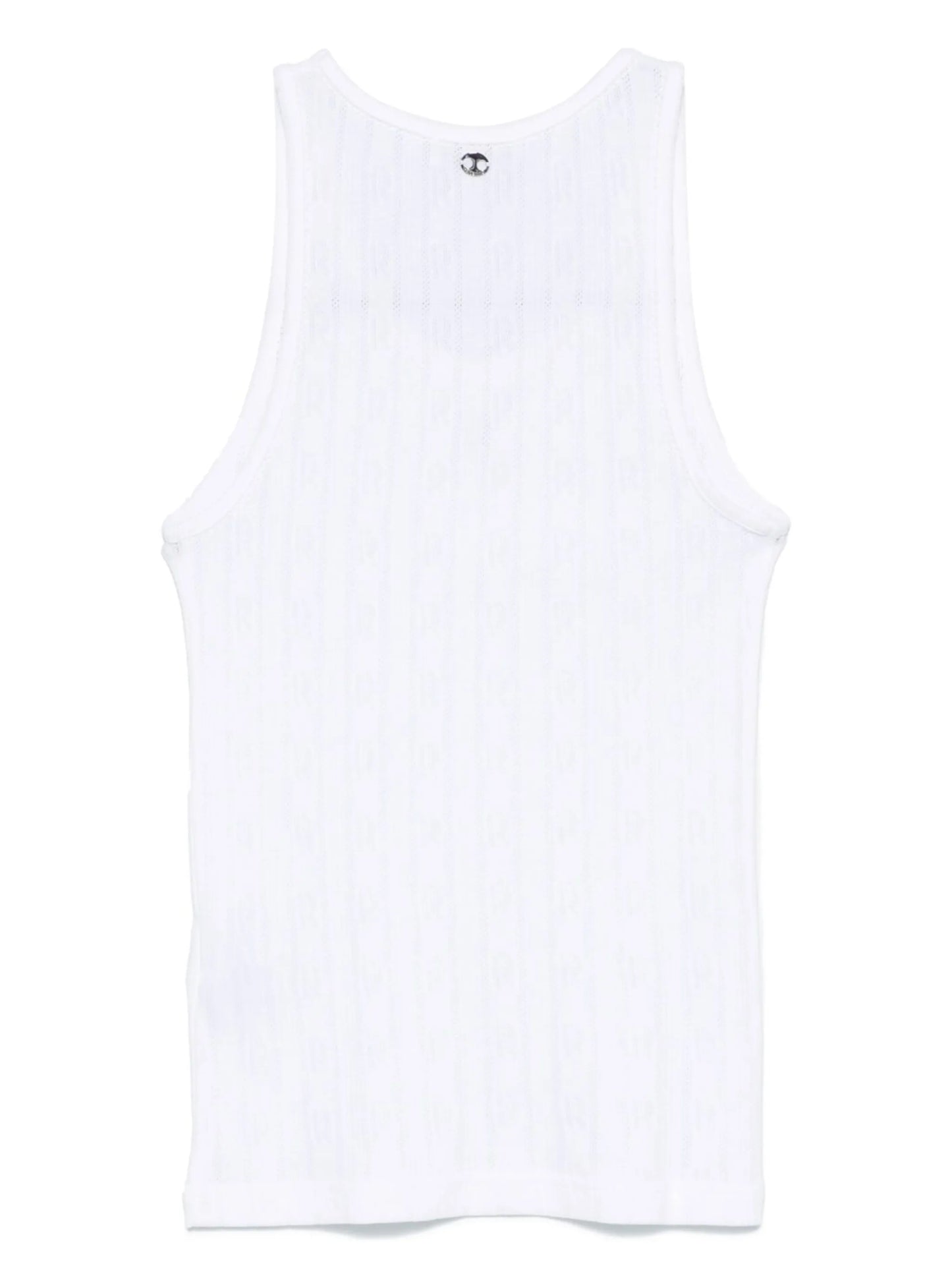 logo-plaque tank top