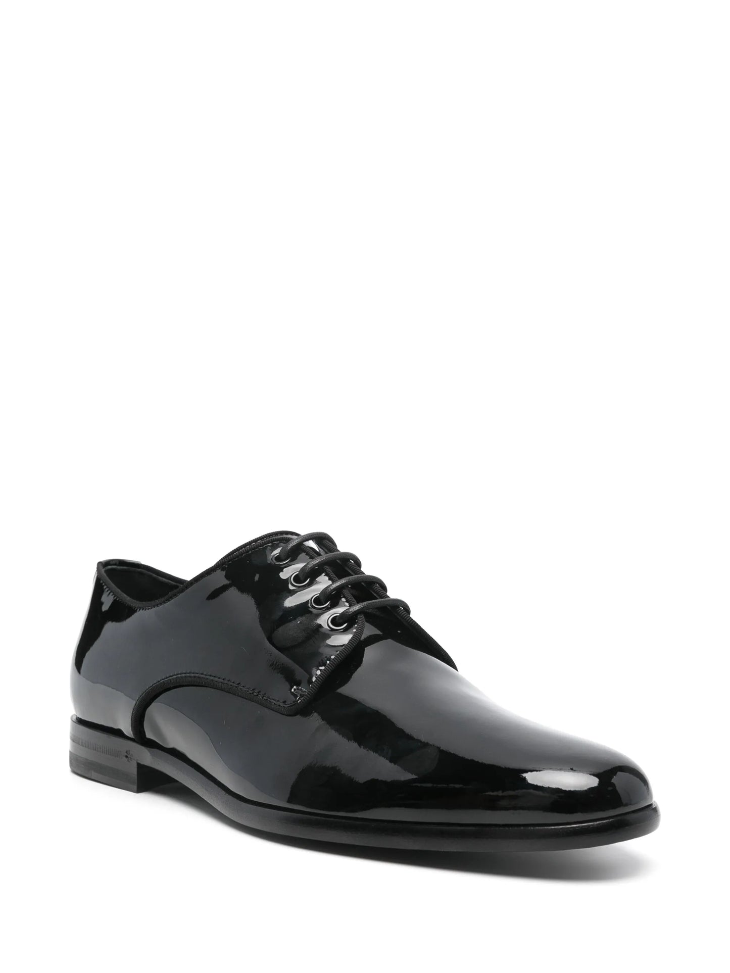 patent-finish loafers