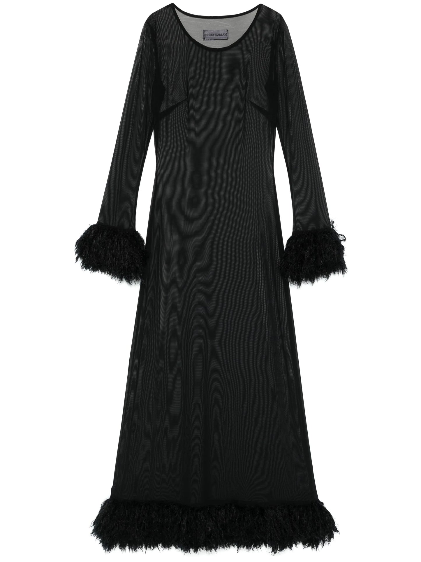 semi-sheer maxi dress