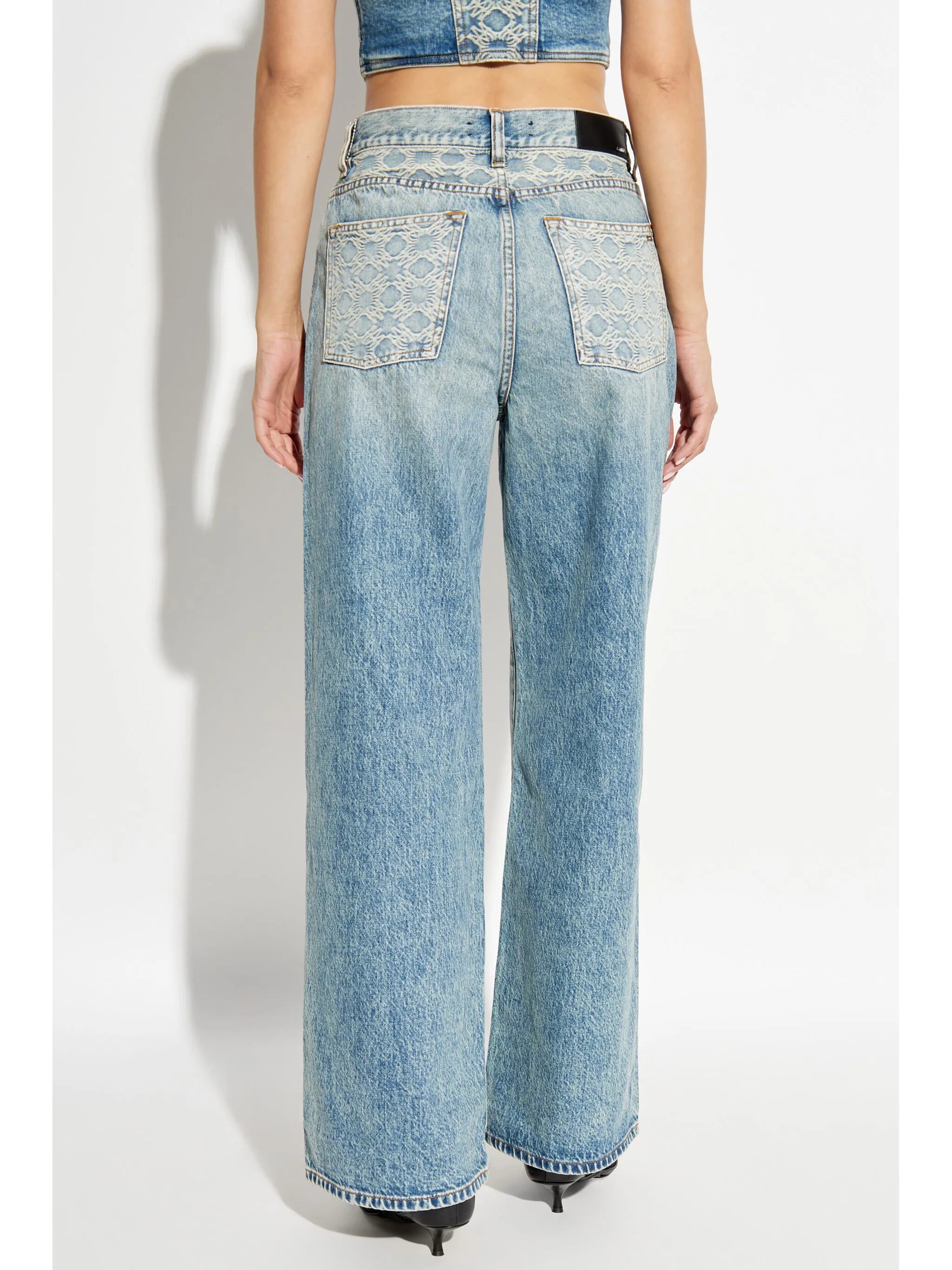 wide-leg jeans