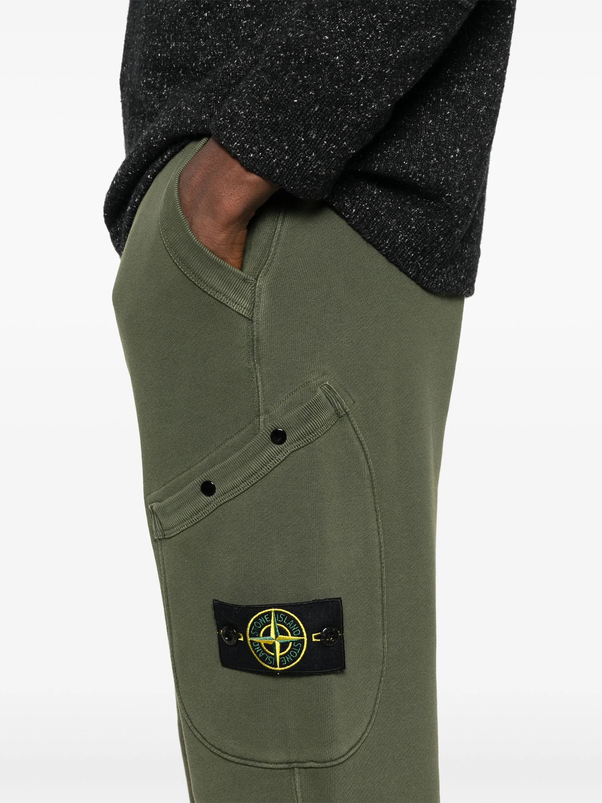 Compass-badge track pants