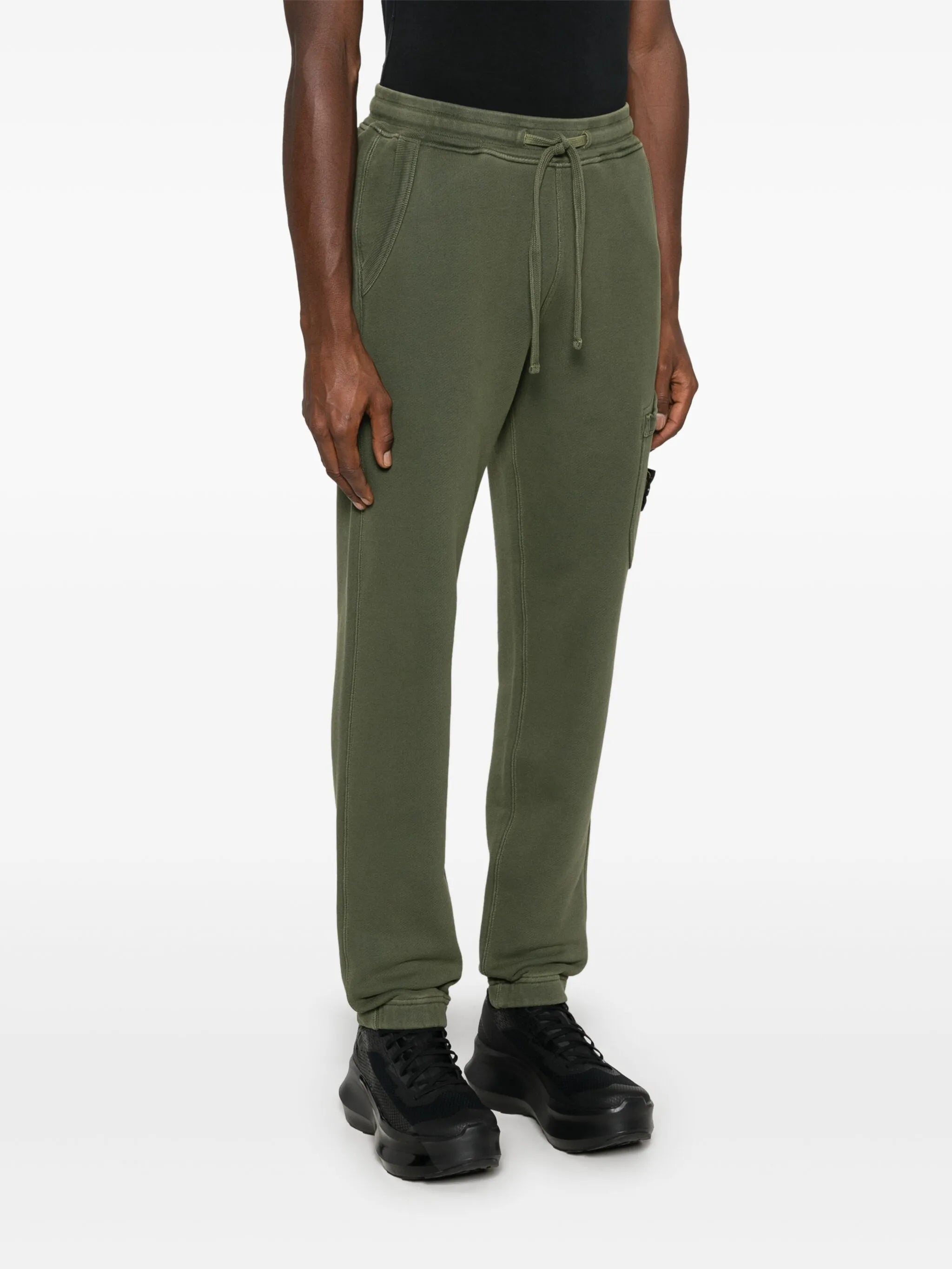 Compass-badge track pants