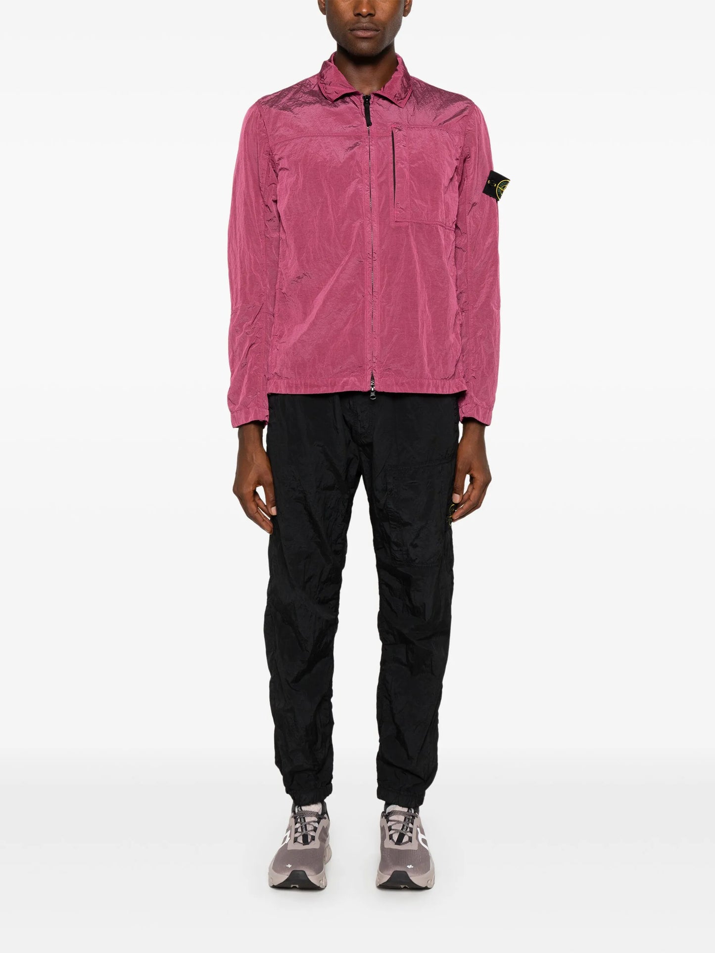 Compass-badge trousers