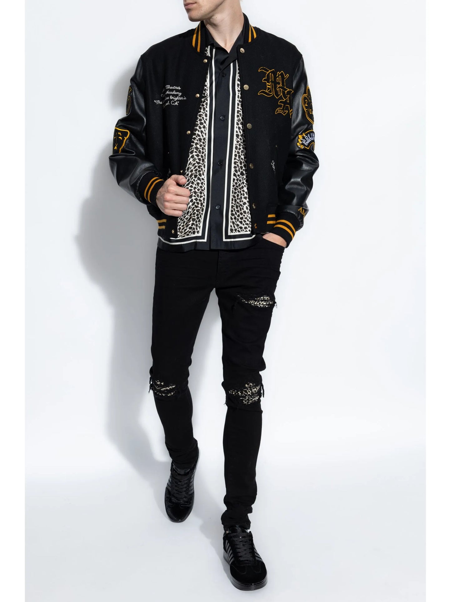 Leopard bowling shirt
