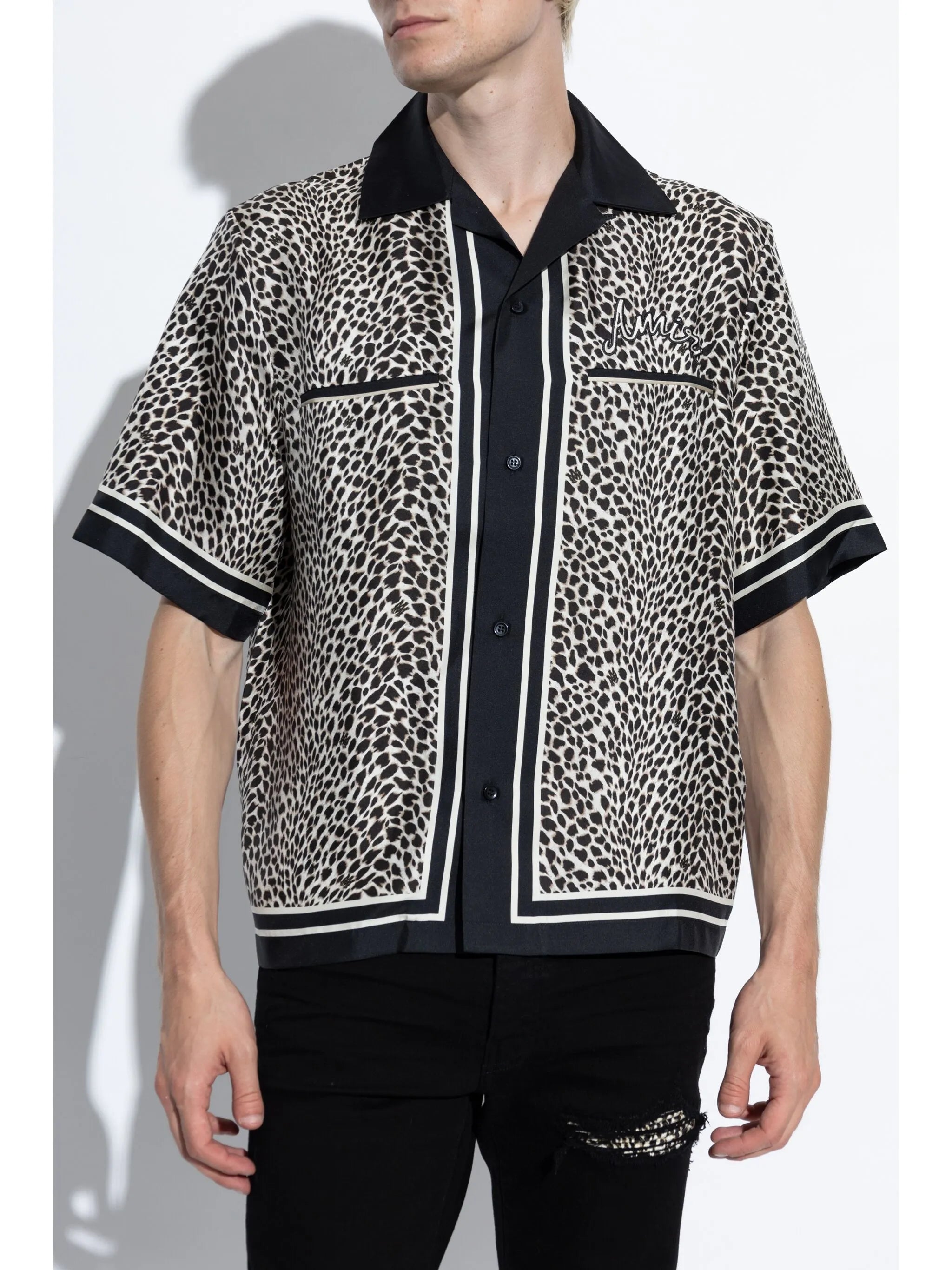 Leopard bowling shirt