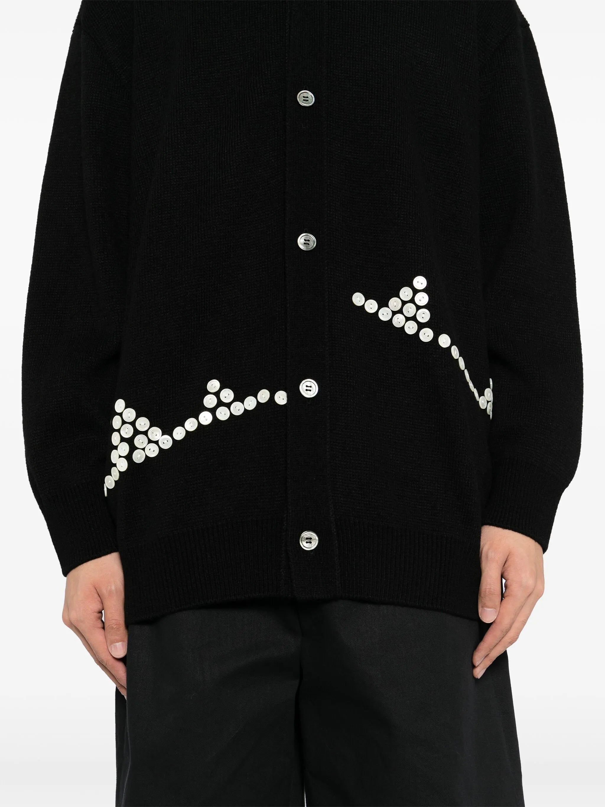 buttons cardigan