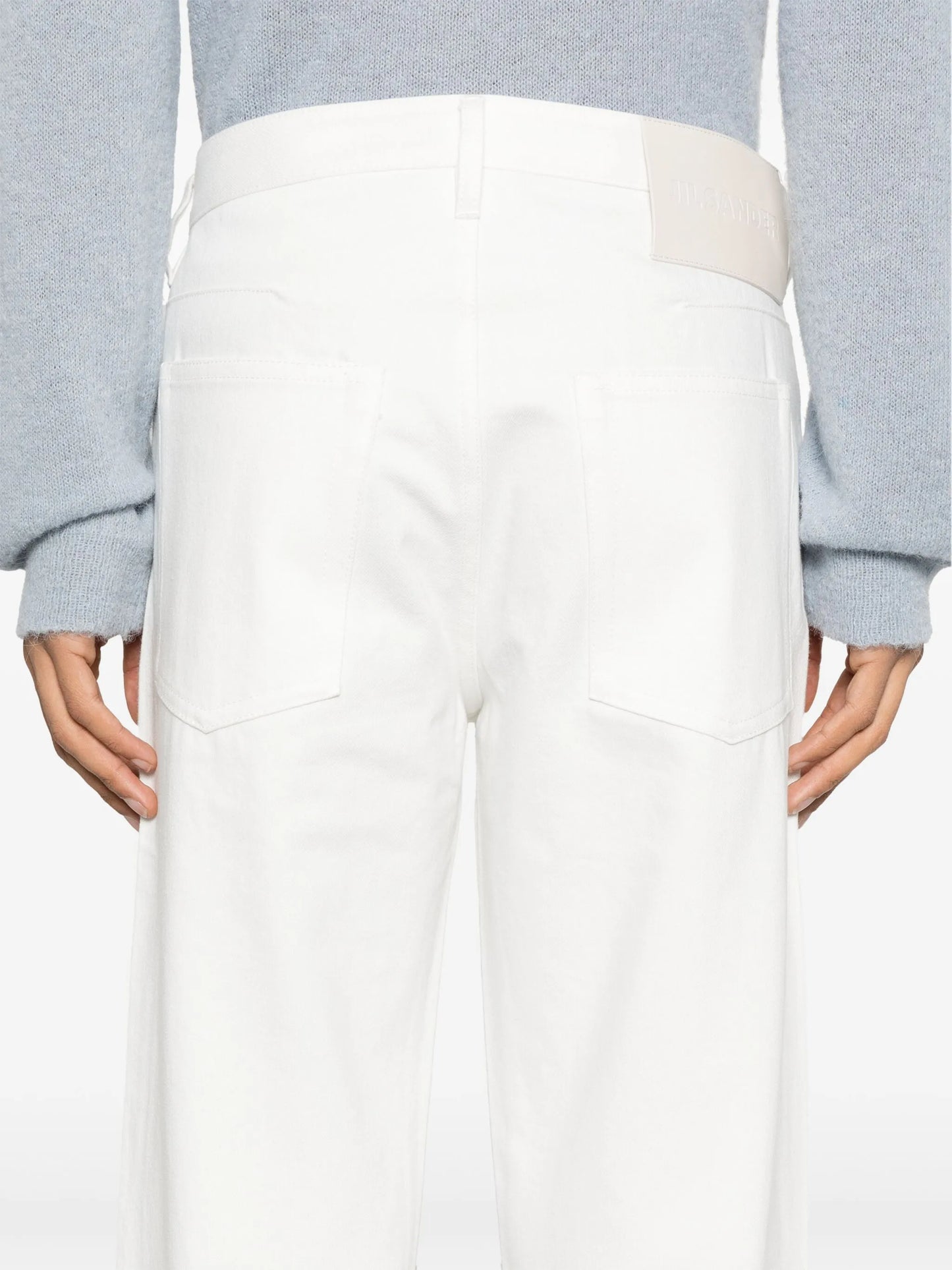 straight-leg jeans