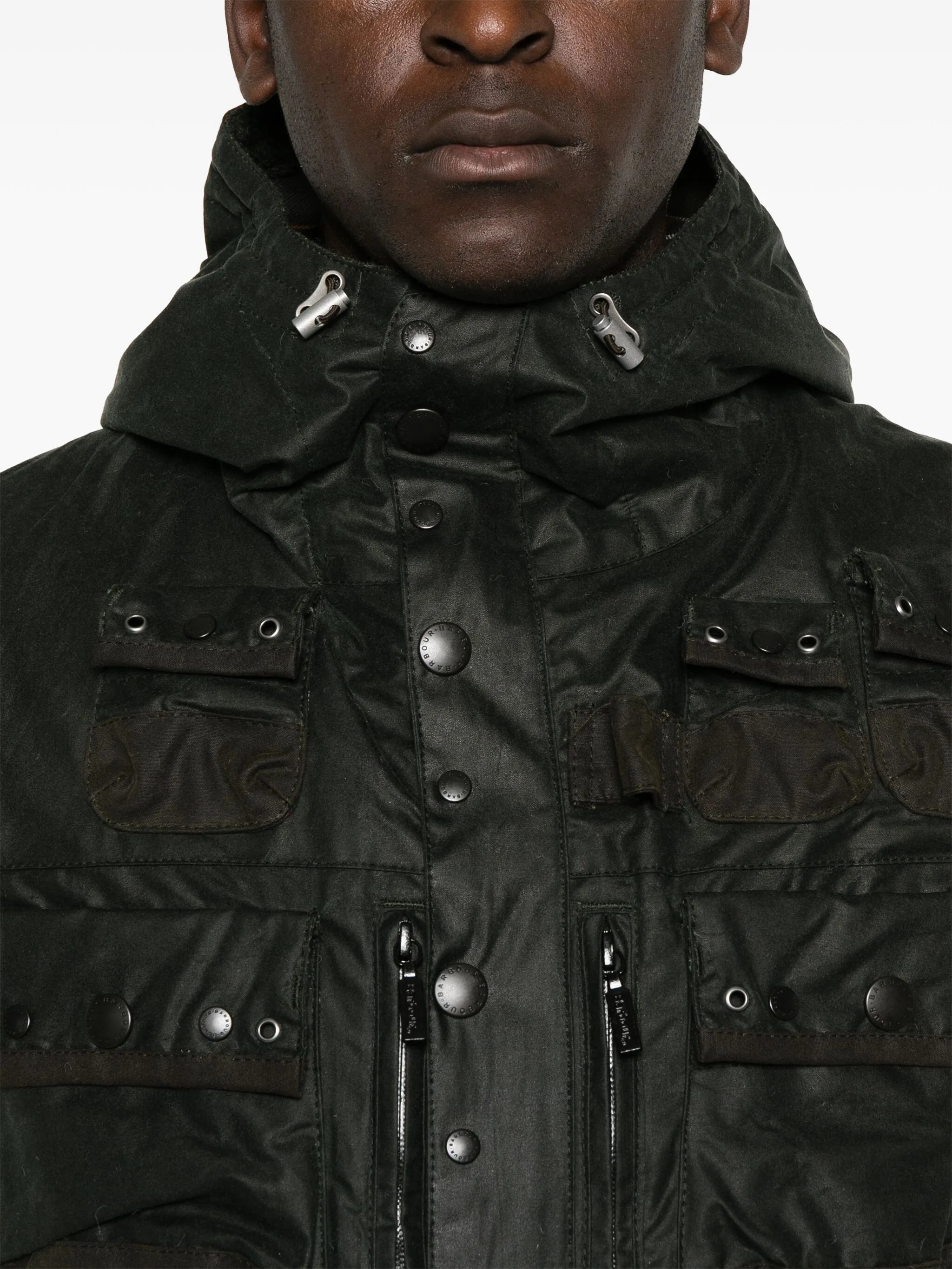 x TO KI TO waxed military jacket