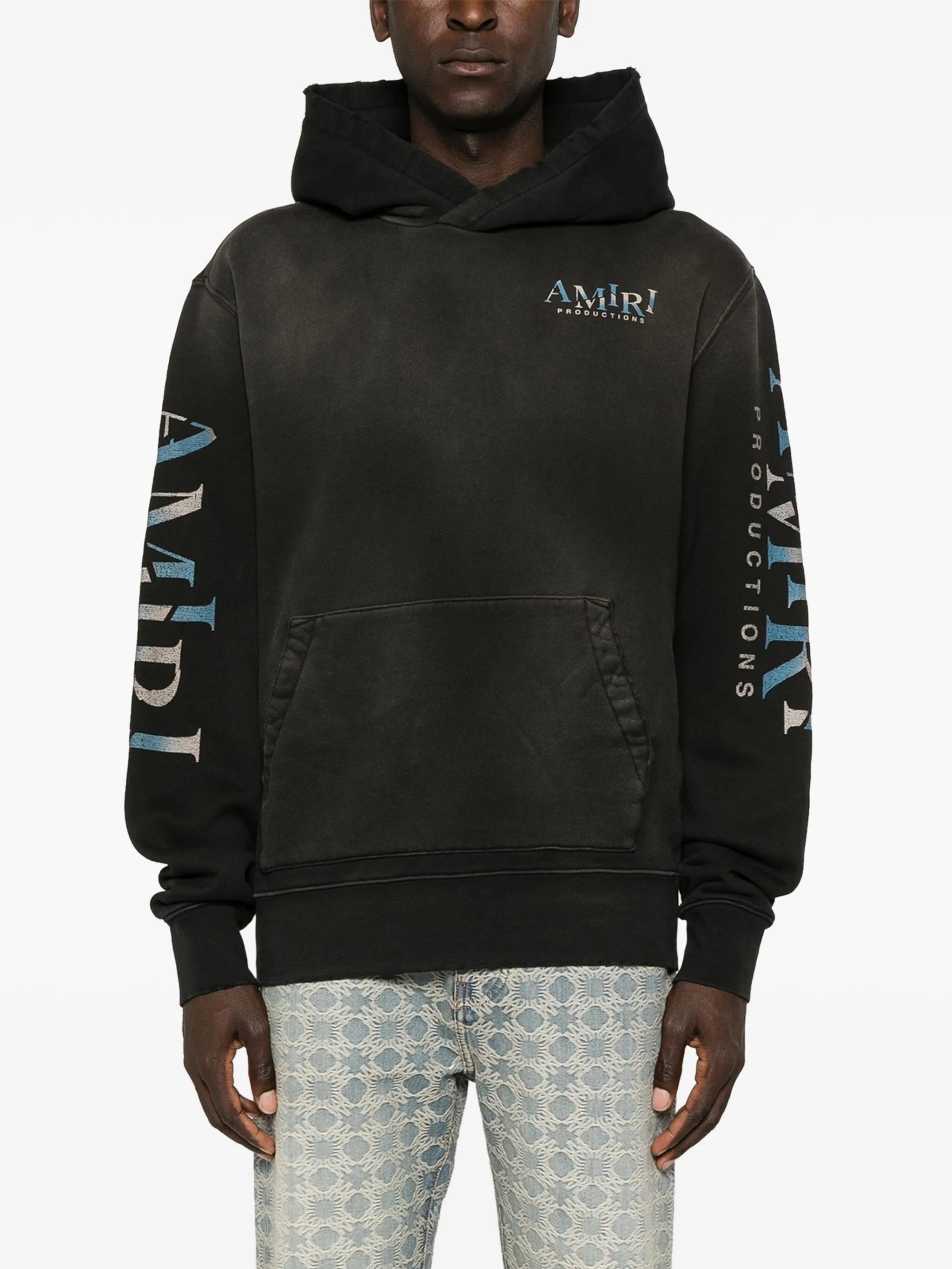 logo-print hoodie