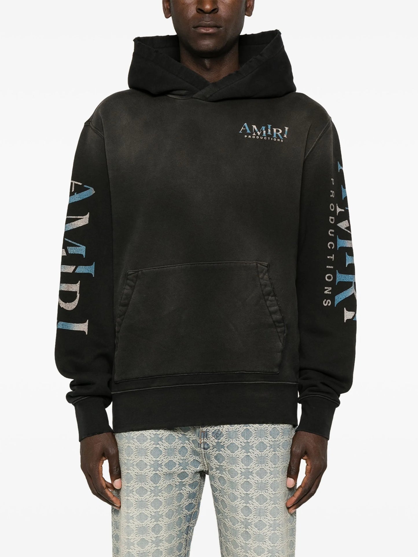 logo-print hoodie