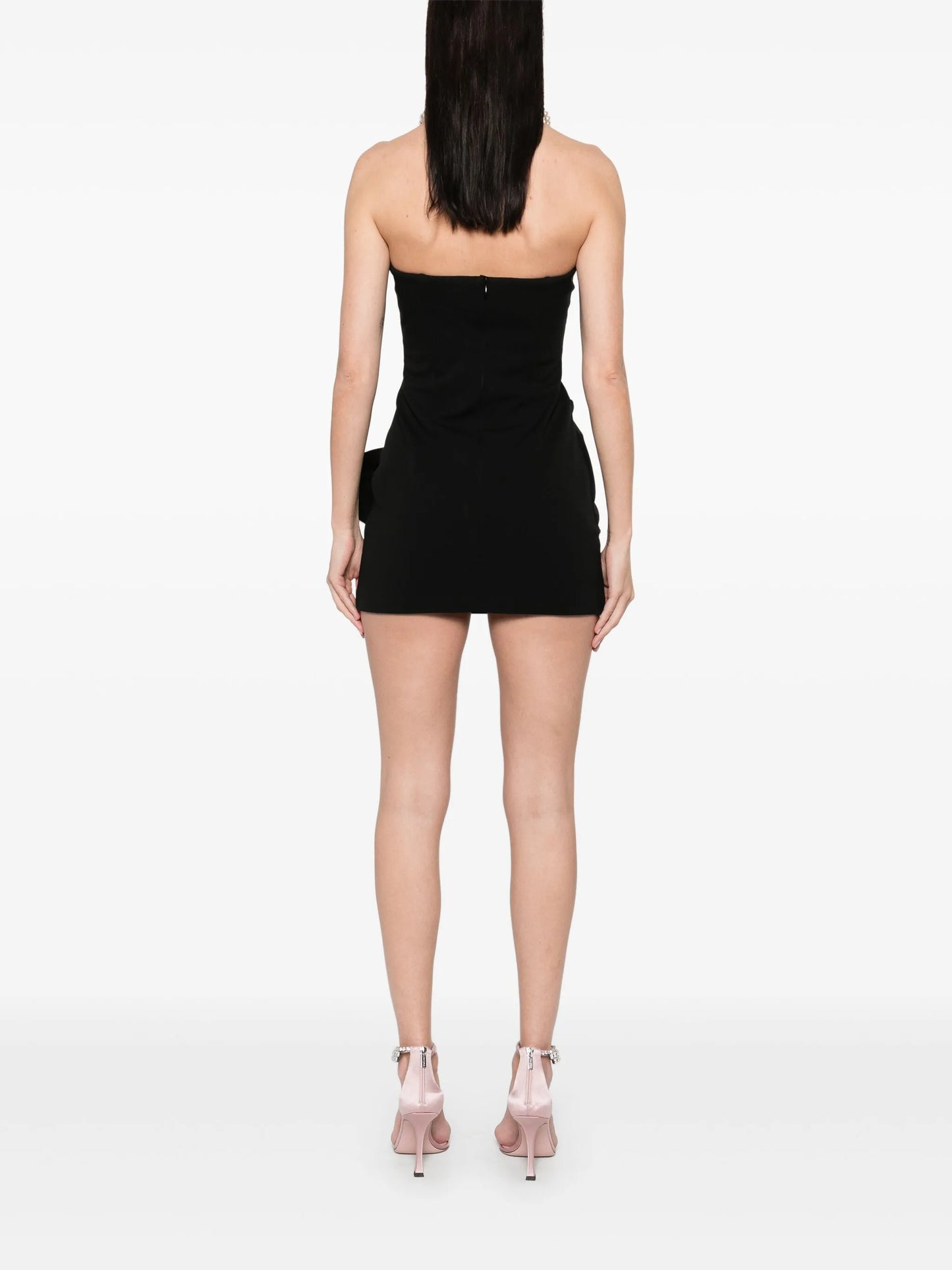 strapless mini dress
