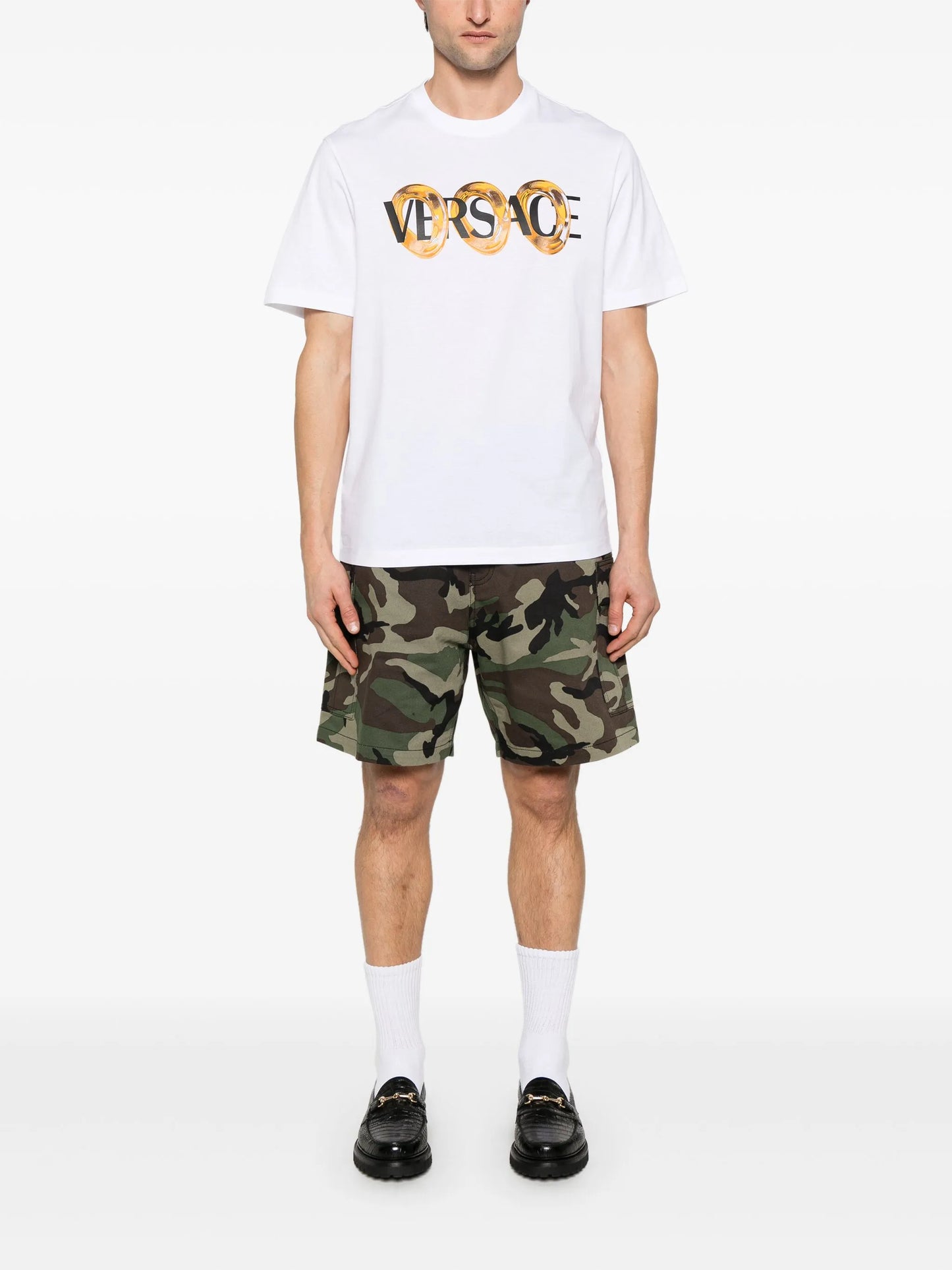 Maxi Chain logo-print T-shirt