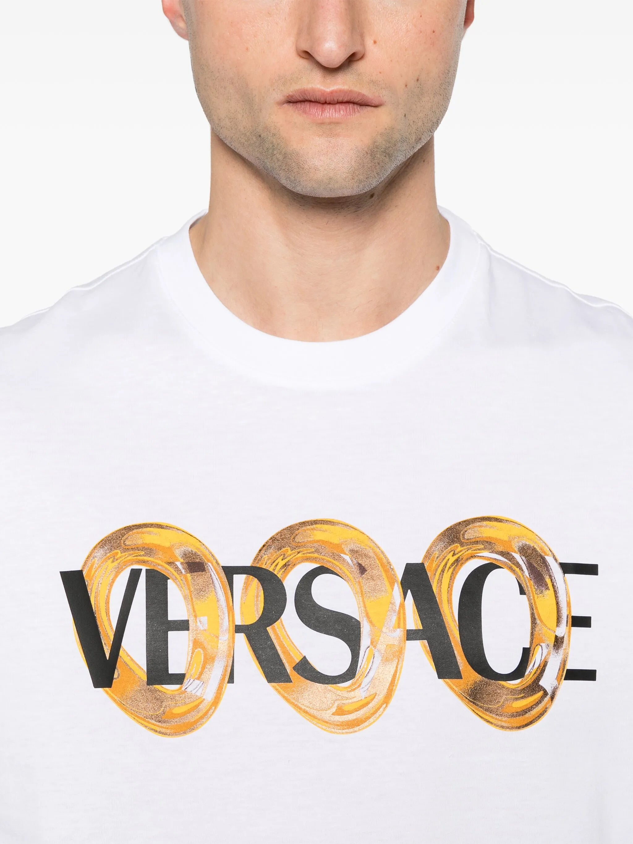 Maxi Chain logo-print T-shirt