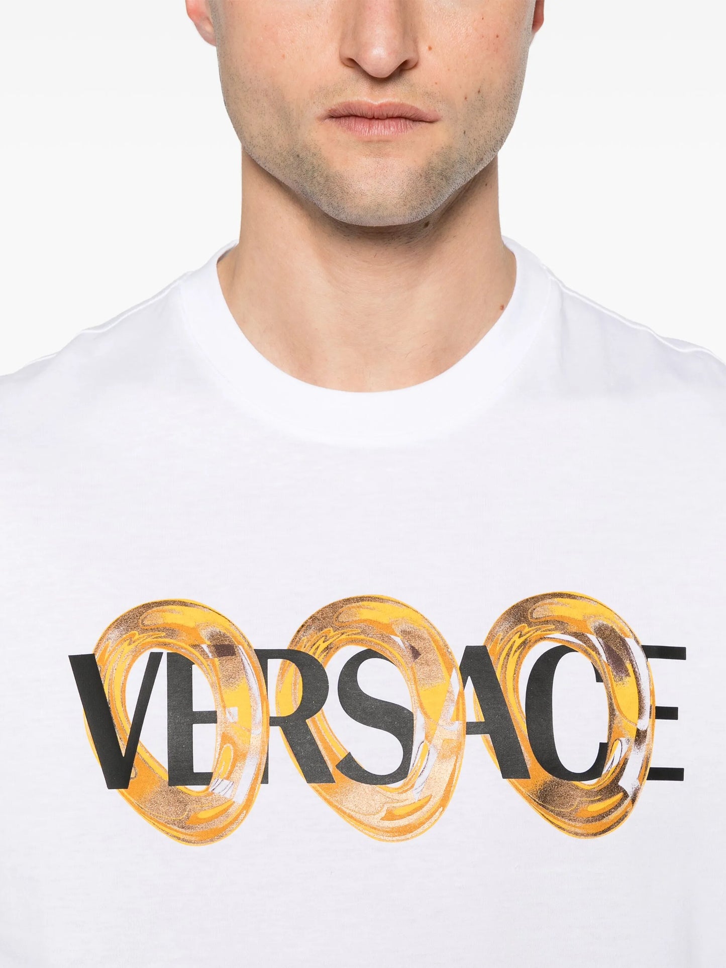 Maxi Chain logo-print T-shirt