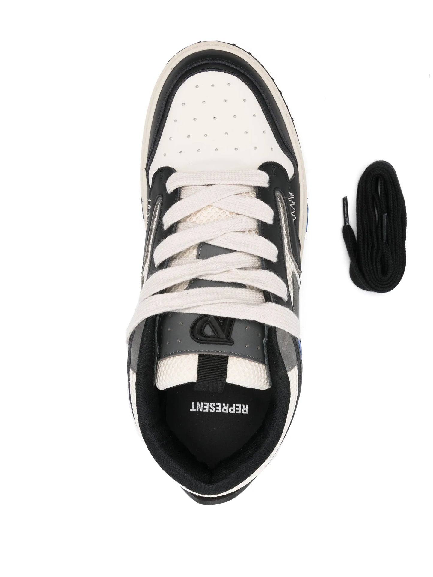 panelled sneakers
