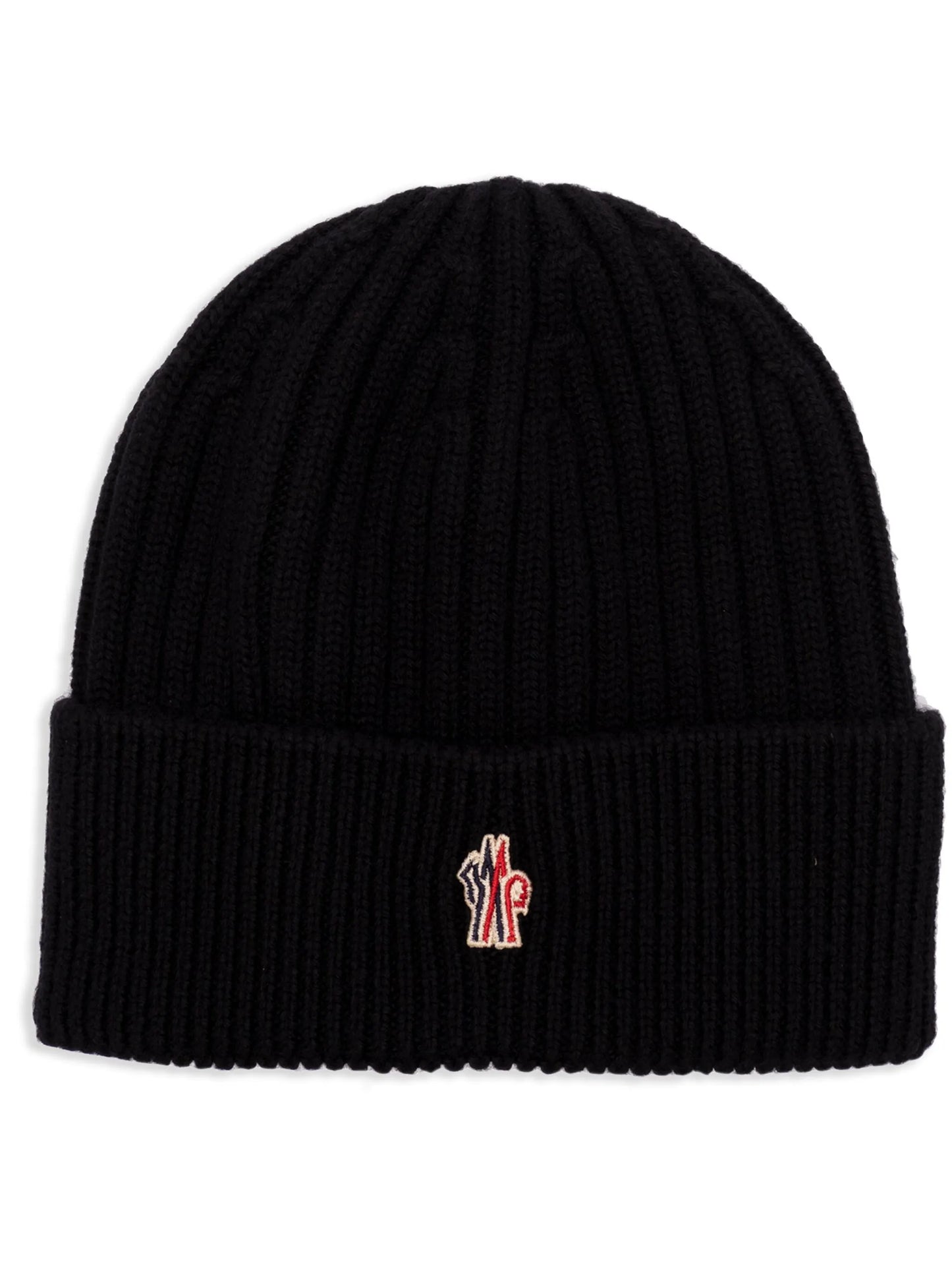 logo-patch beanie hat