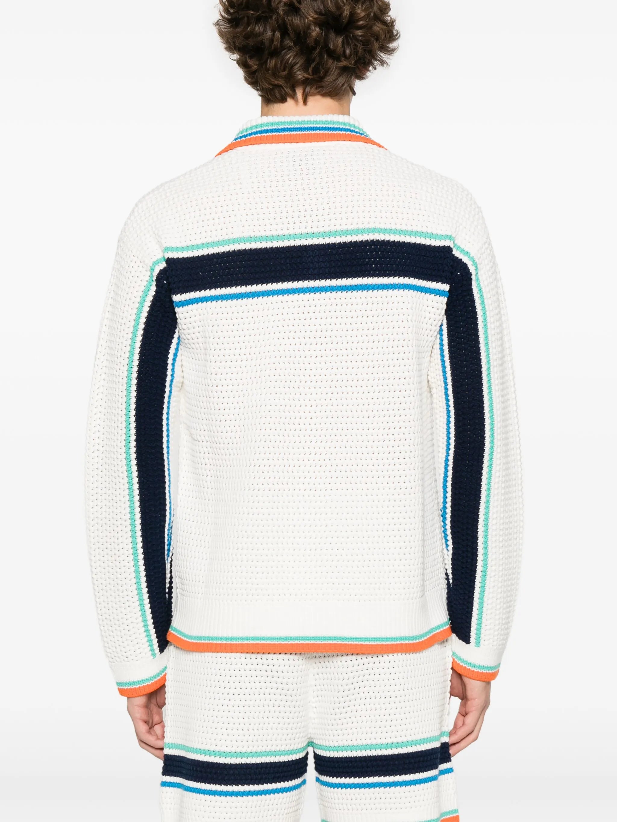 crochet tennis shacket